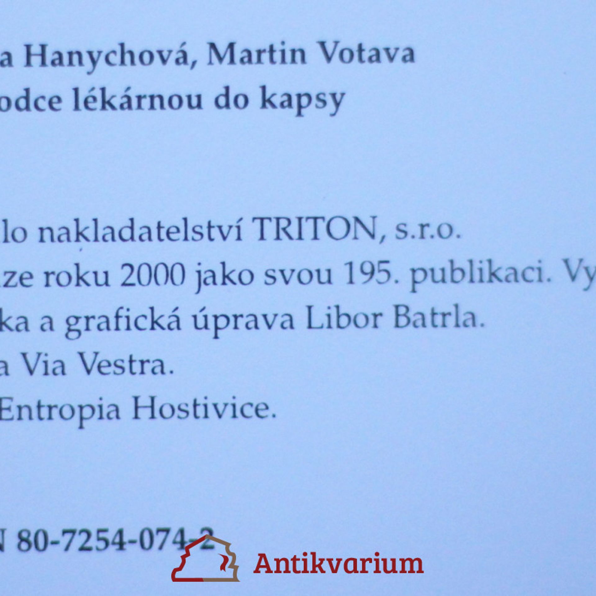 Leona Hanychová Průvodce lékárnou do kapsy