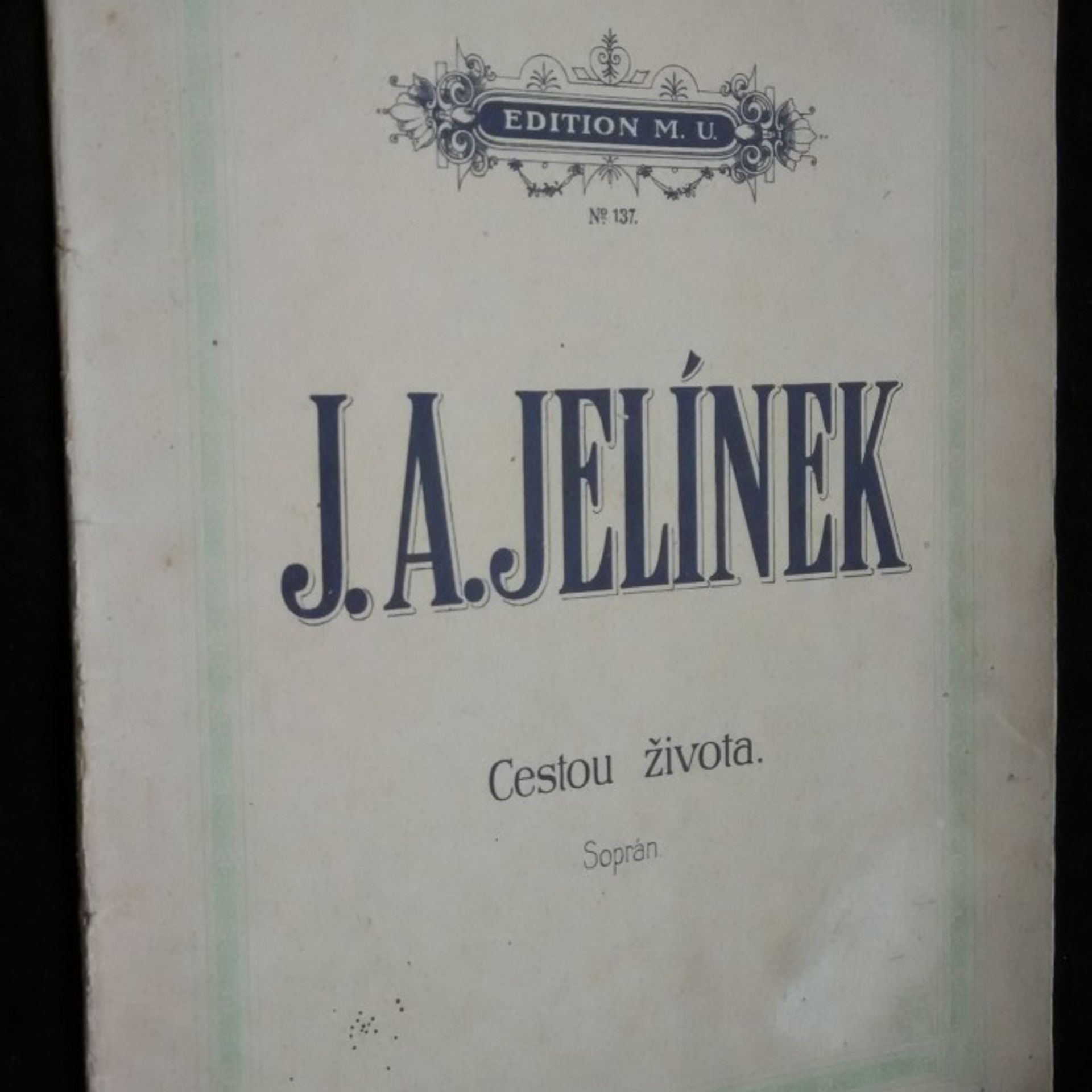 J. A. Jelínek Cestou života