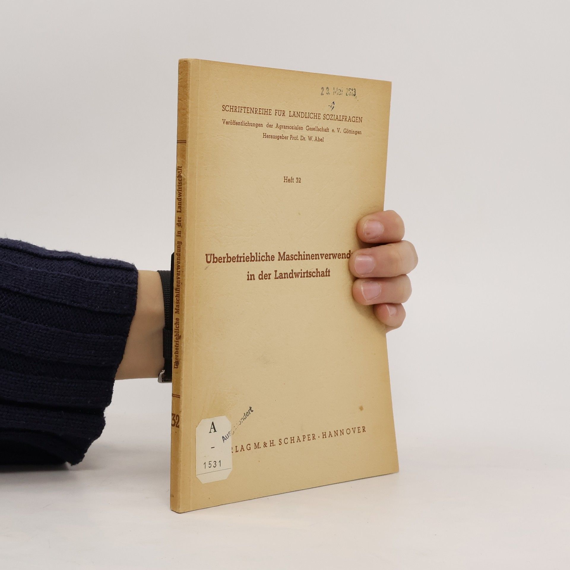 Collectif d'auteurs Überbetriebliche Maschinenverwendung in der Landwirtschaft