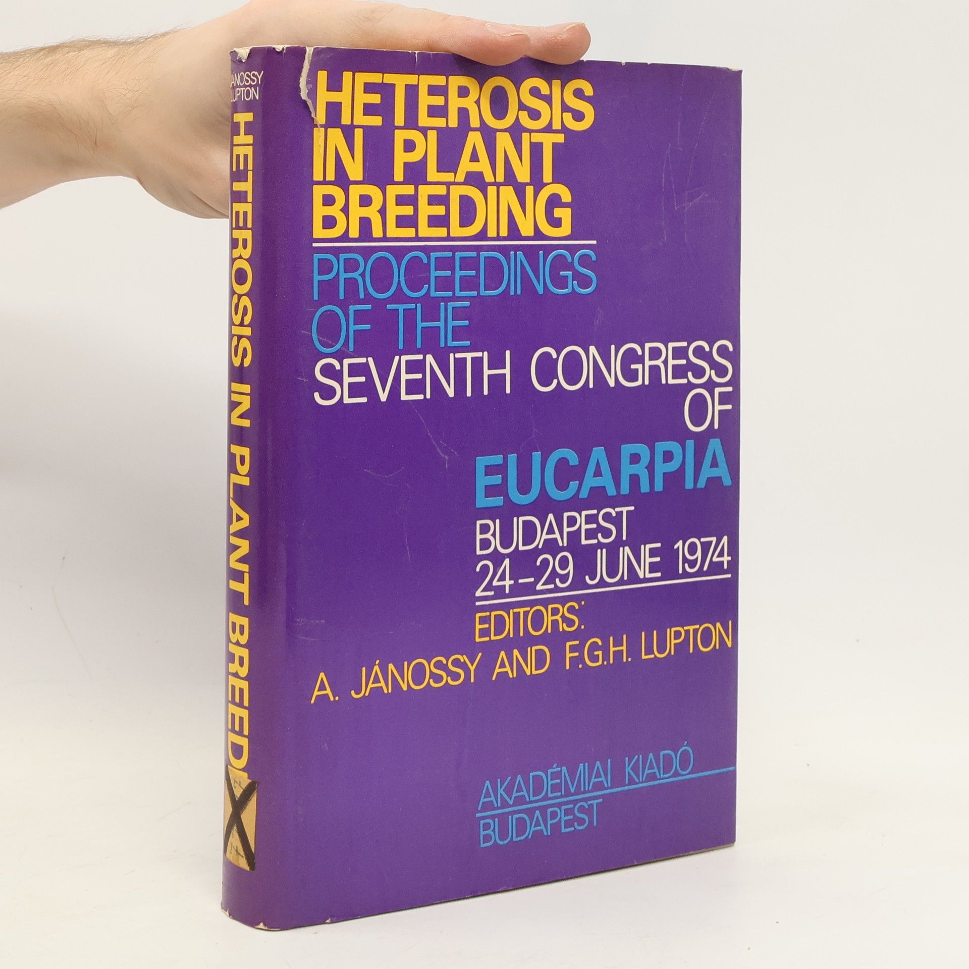 Various authors Heterosis in Plant Breeding