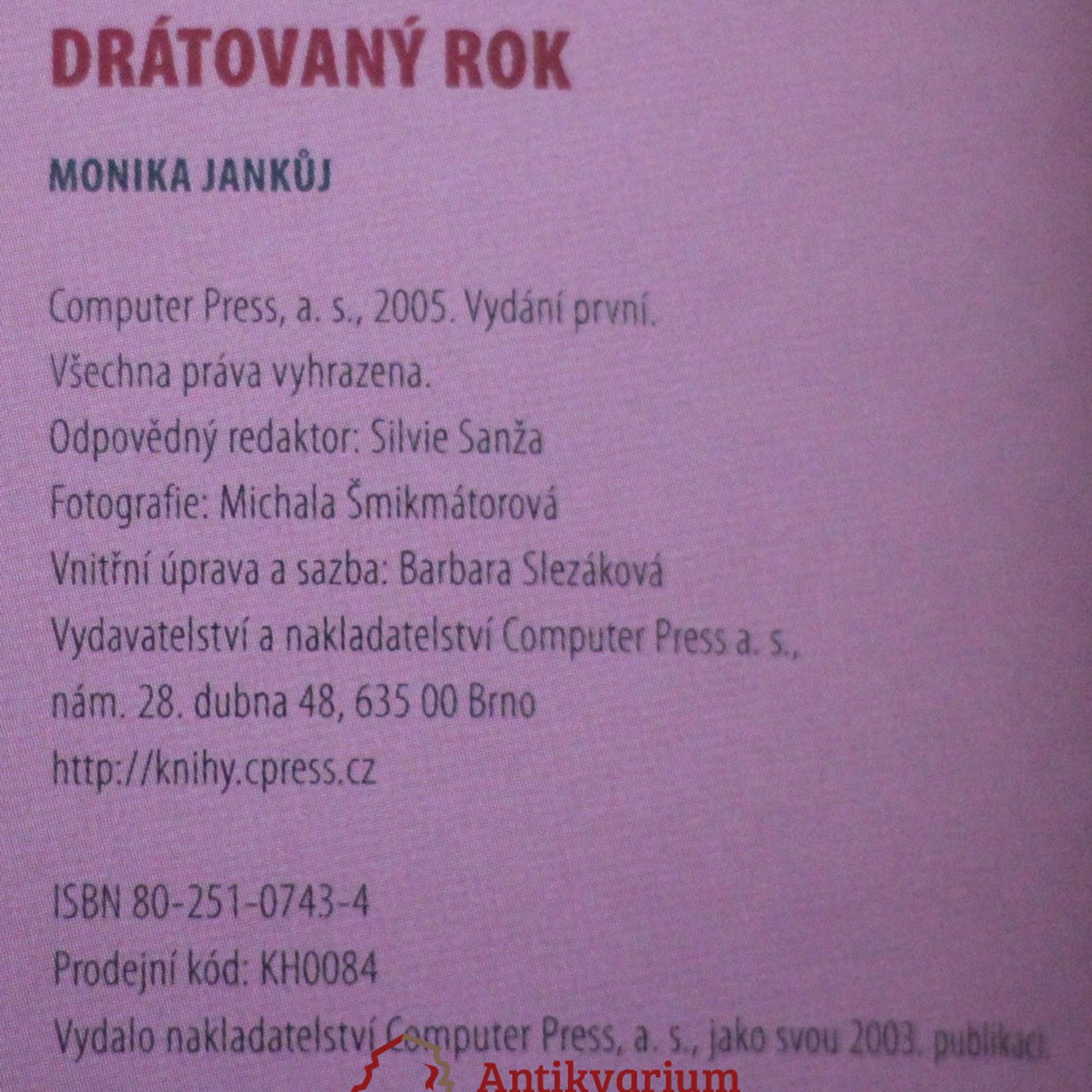 Monika Jankůj Drátovaný rok