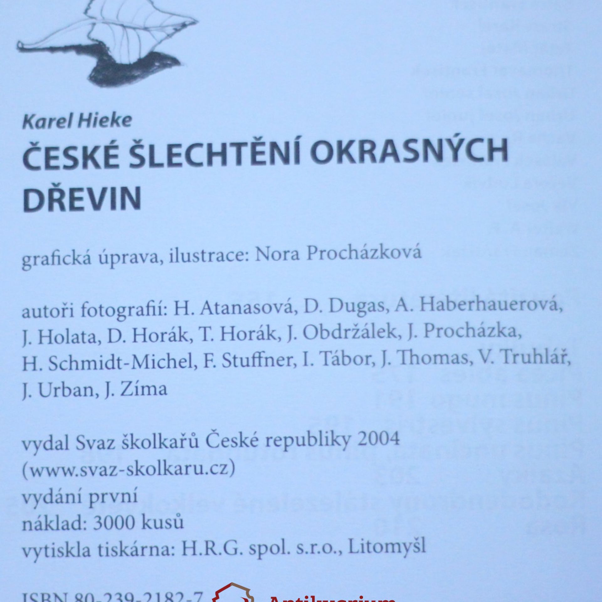 Karel Hieke České šlechtění okrasných dřevin