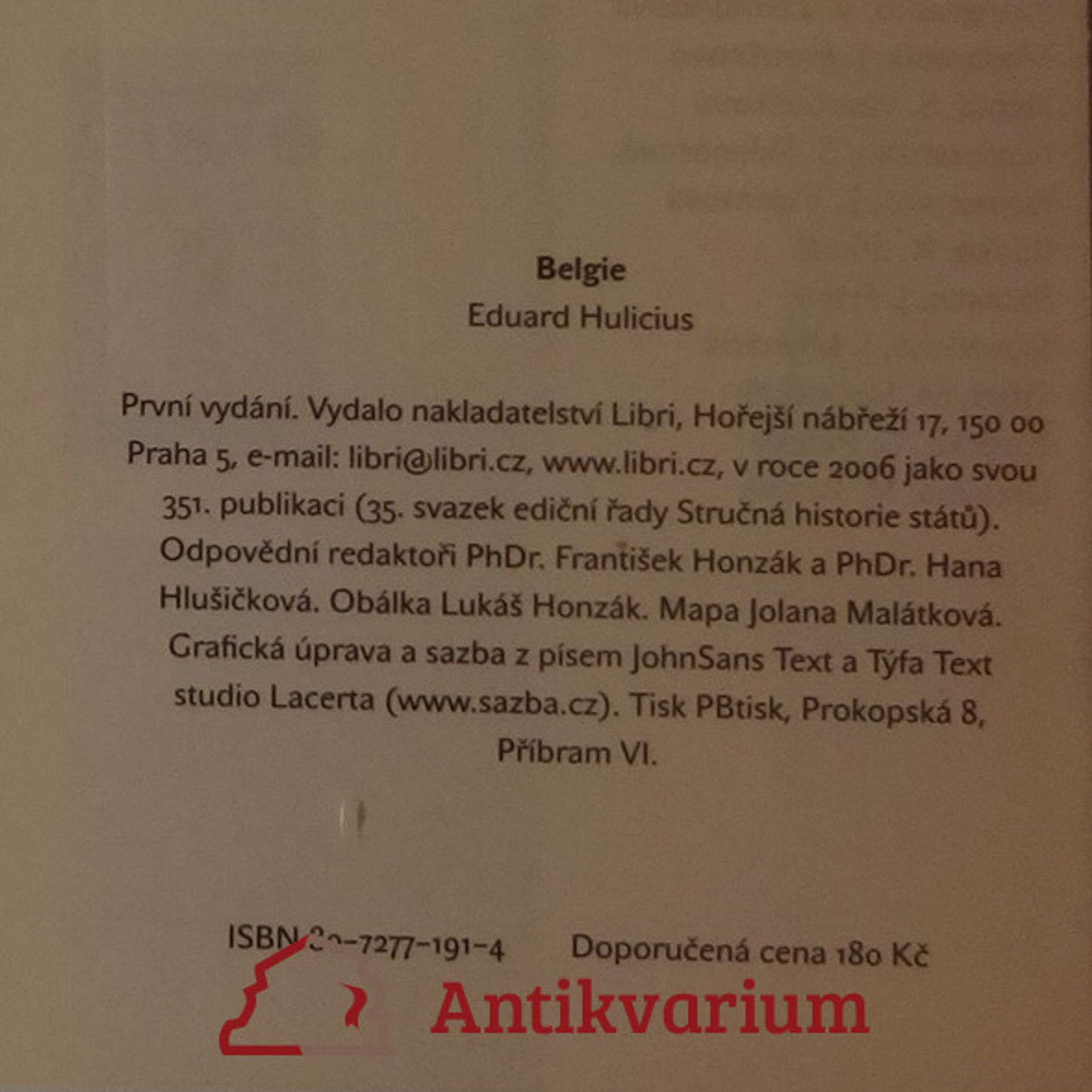 Eduard Hulicius Belgie