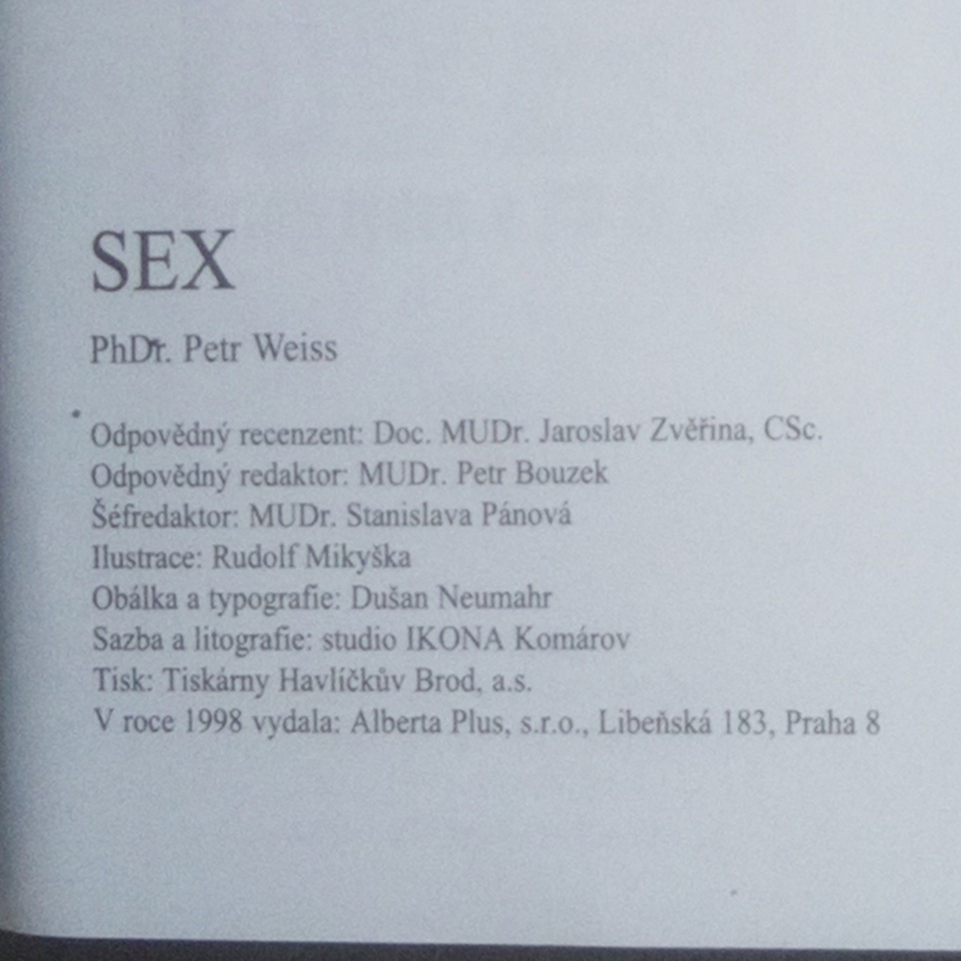 Petr Weiss Sex