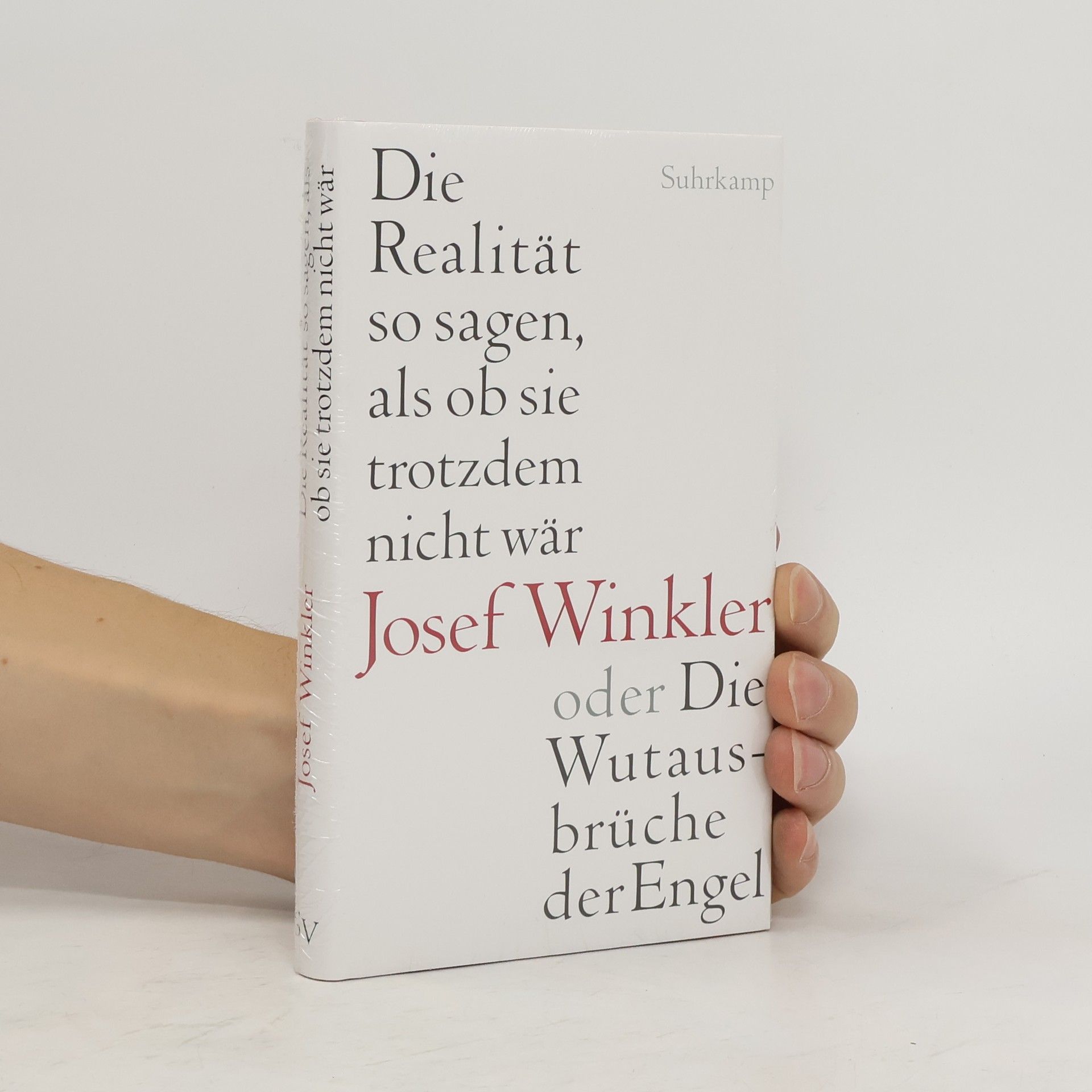 Josef Winkler Die Realität so sagen, als ob sie trotzdem nicht wär oder die Wutausbrüche der Engel