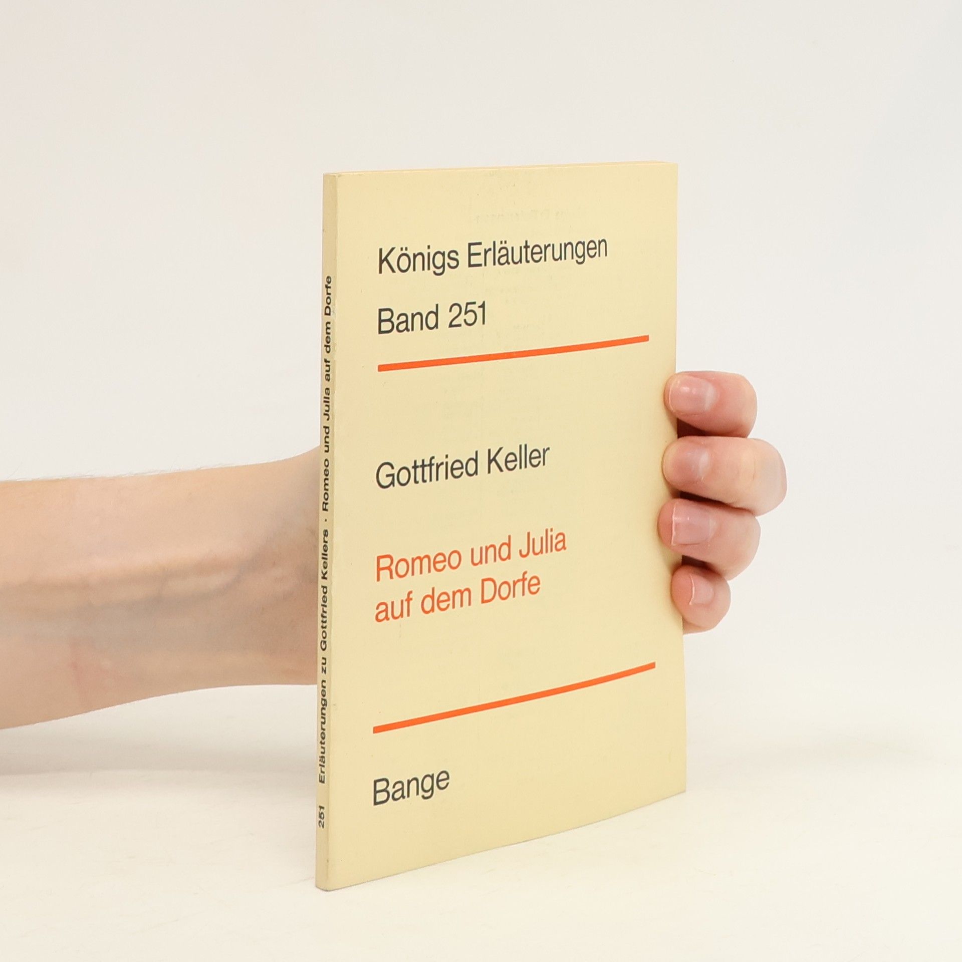 Ipke Nommensen Erläuterungen zu Gottfried Kellers "Romeo und Julia auf dem Dorfe"