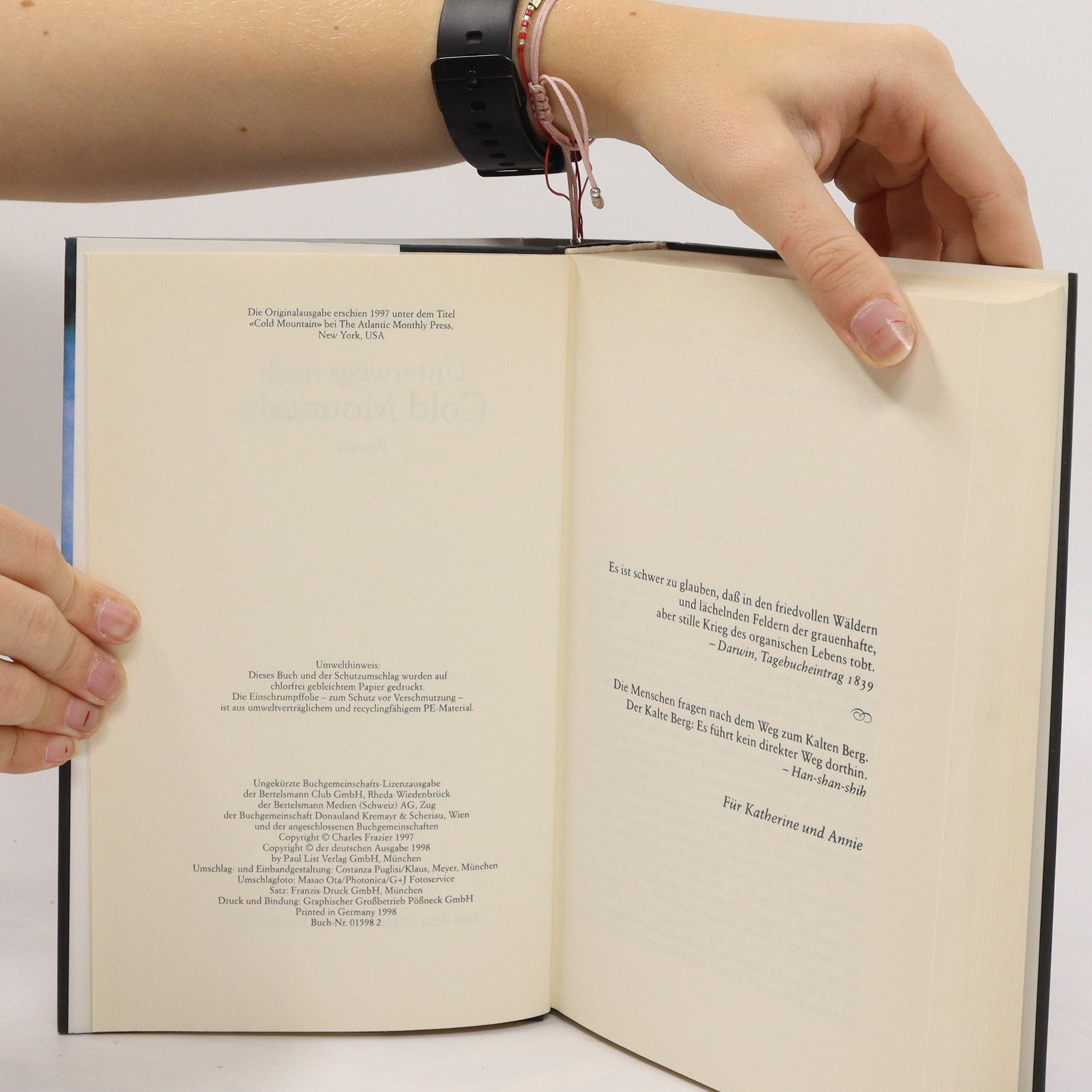 Charles Frazier Unterwegs nach Cold Mountain