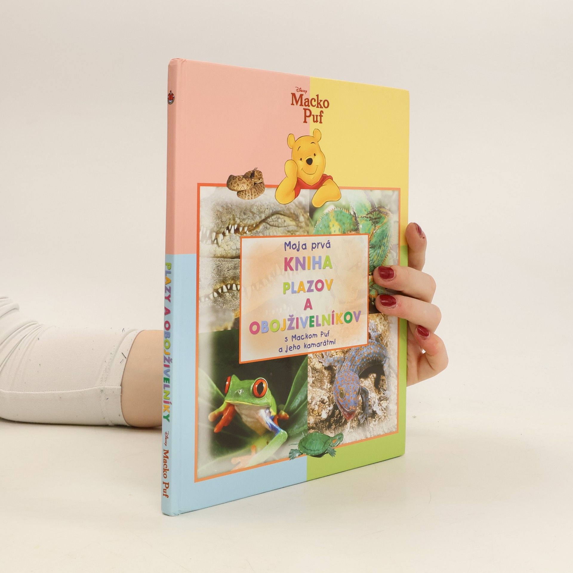 Walt Disney Moja prvá kniha plazov a obojživelníkov s Mackom Puf a jeho kamarátmi