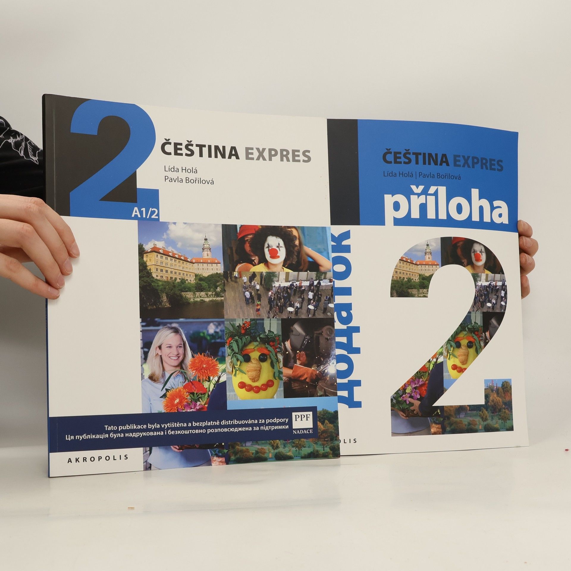 Lída Holá Čeština expres A1/2 + příloha - ukrajinská verze