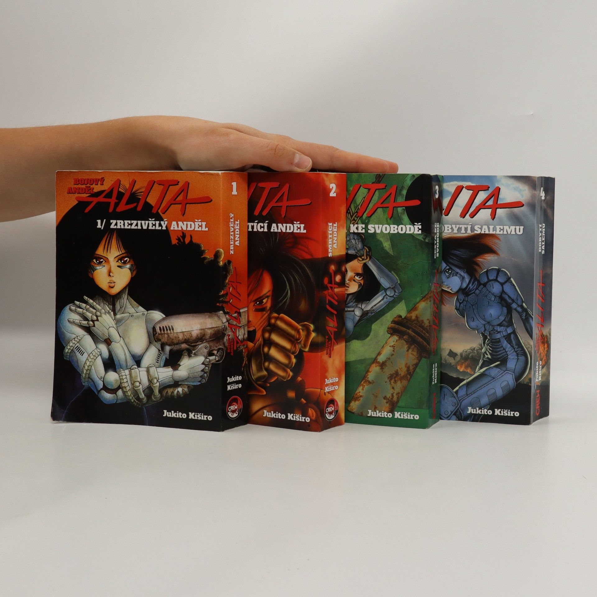 Yukito Kishiro Bojový anděl Alita. 1. - 4. díl. (komplet)