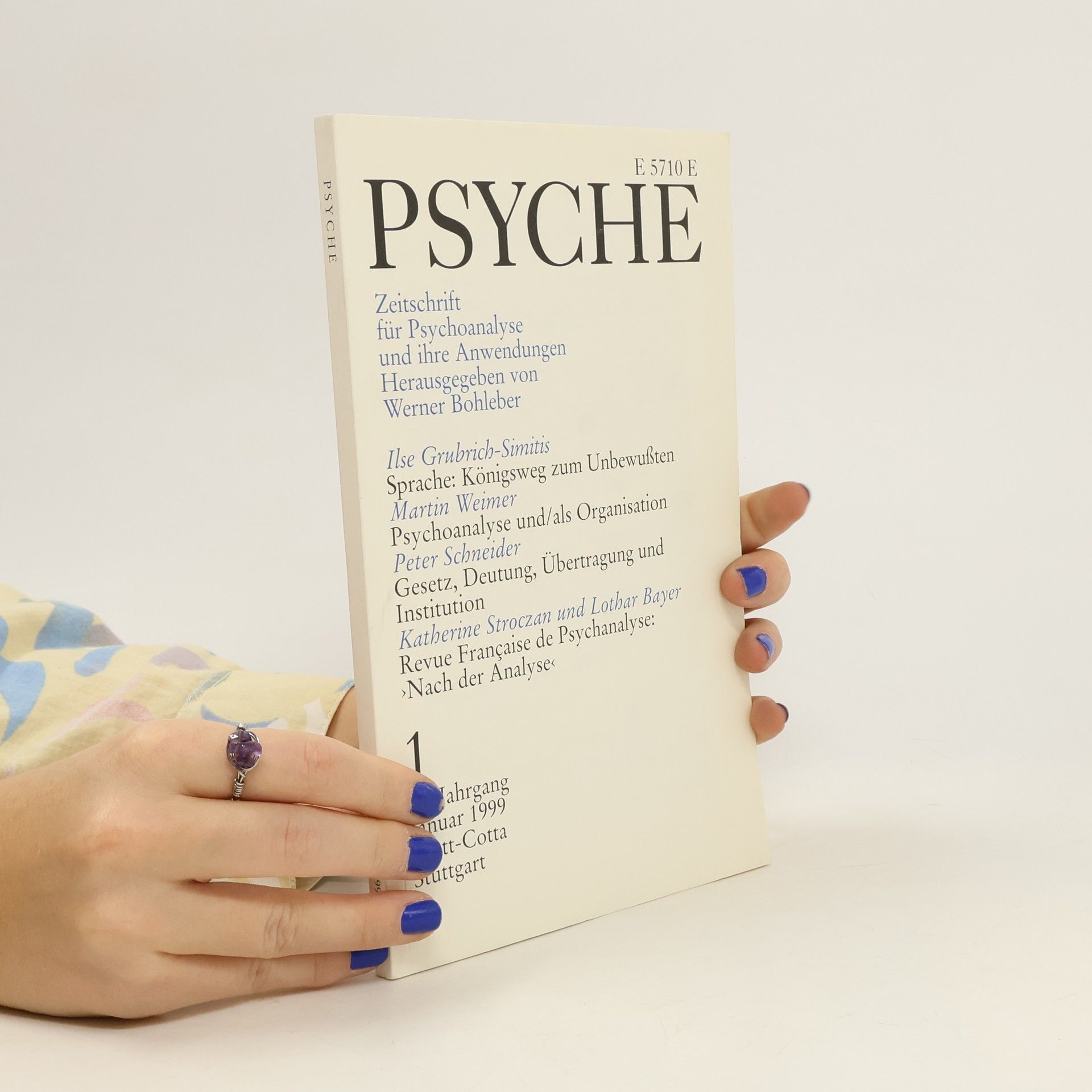 Autorenkollektiv Psyche 1/1999