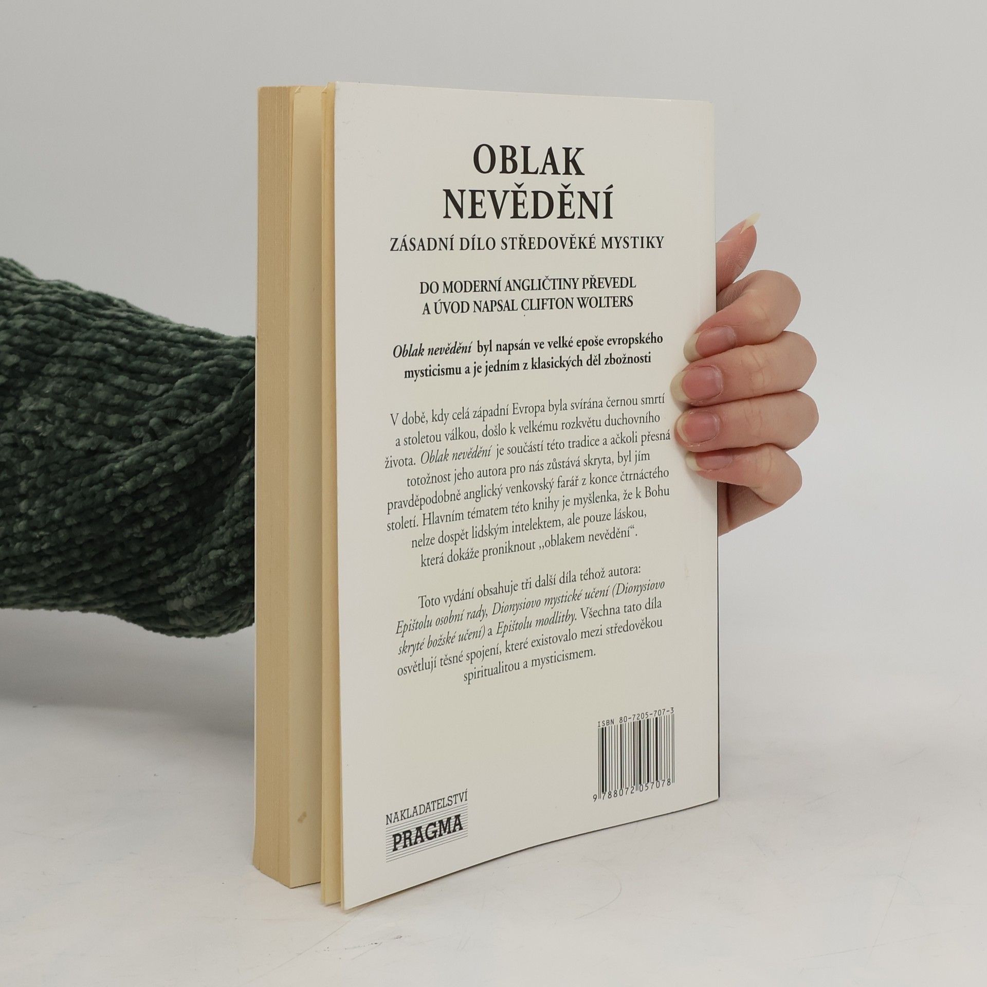 Pavel Toman Oblak nevědění. Zásadní dílo středověké mystiky