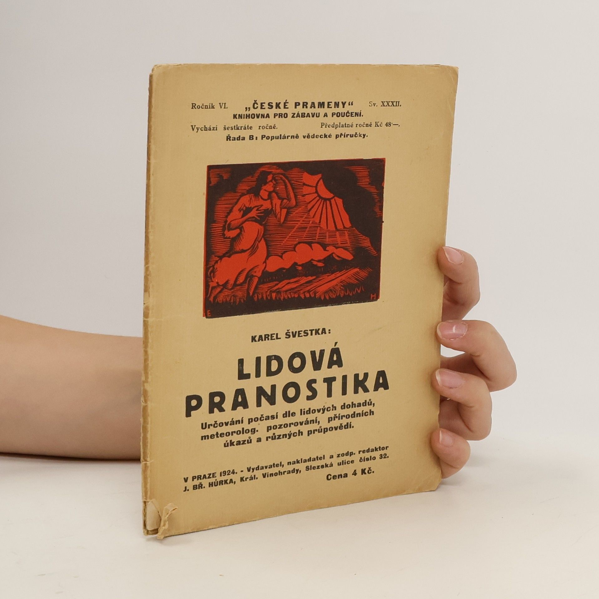Karel Švestka Lidová pranostika (Obr, 32 s.)