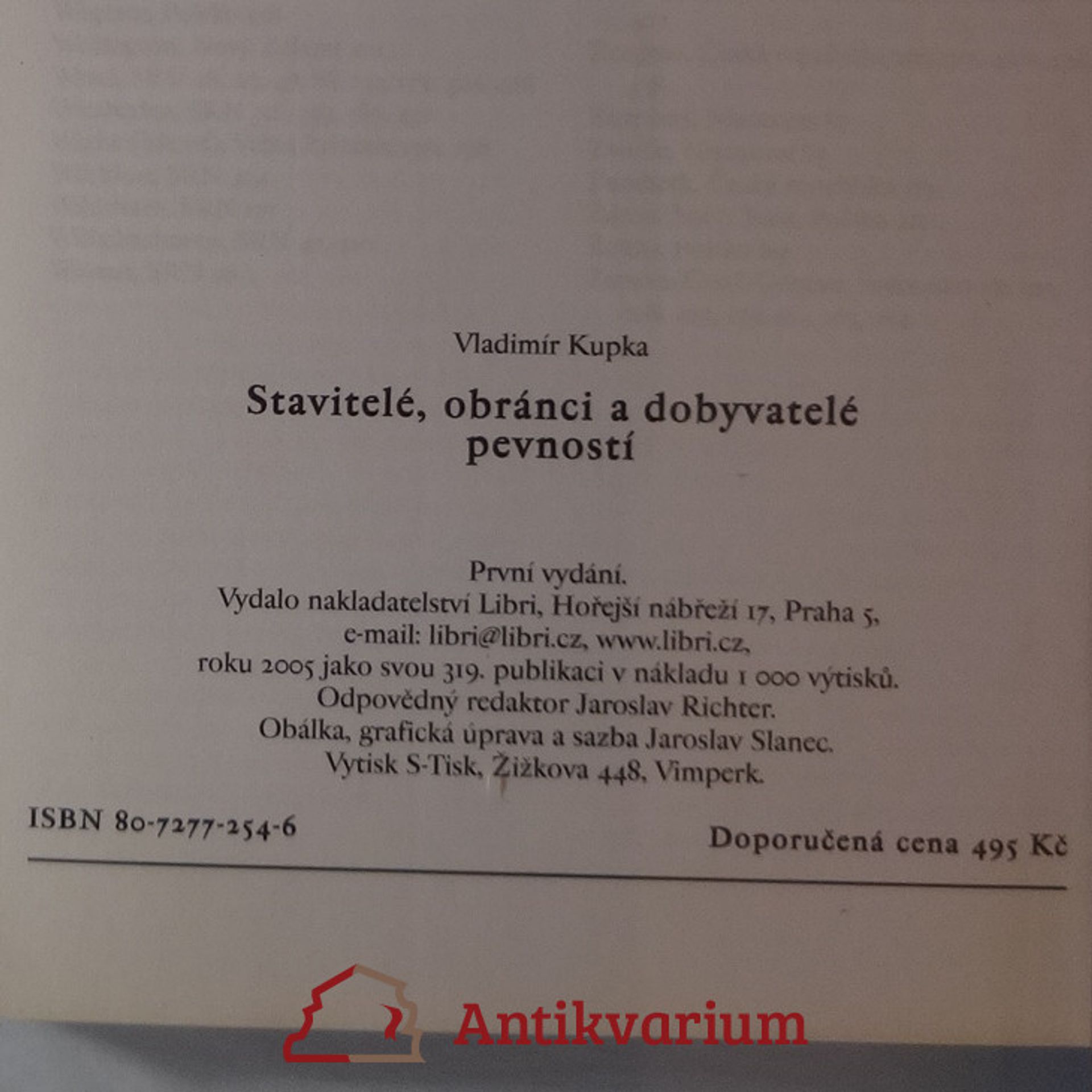 Vladimír Kupka Stavitelé, obránci a dobyvatelé pevností