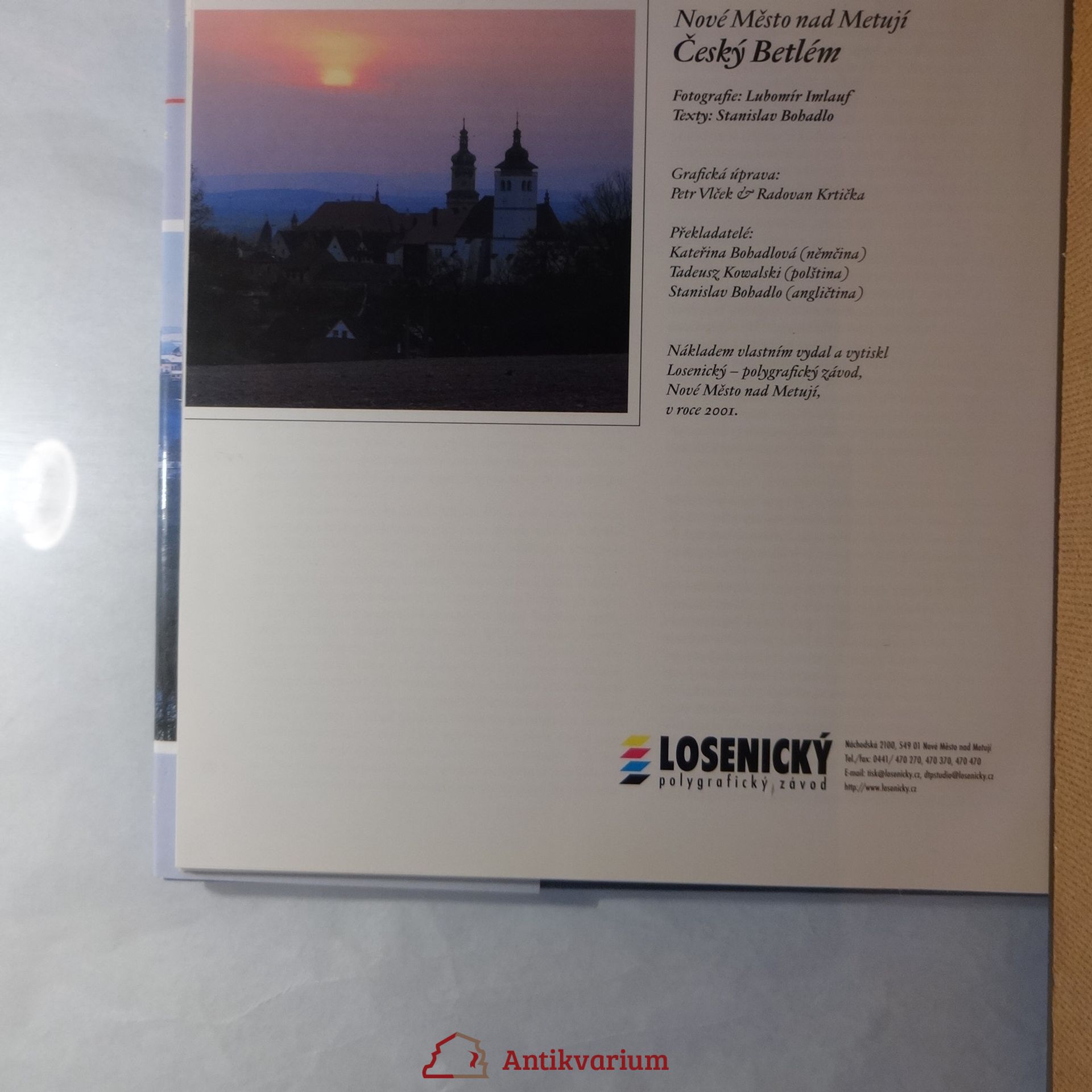 Lubomír Imlauf Nové Město nad Metují. Český Betlém