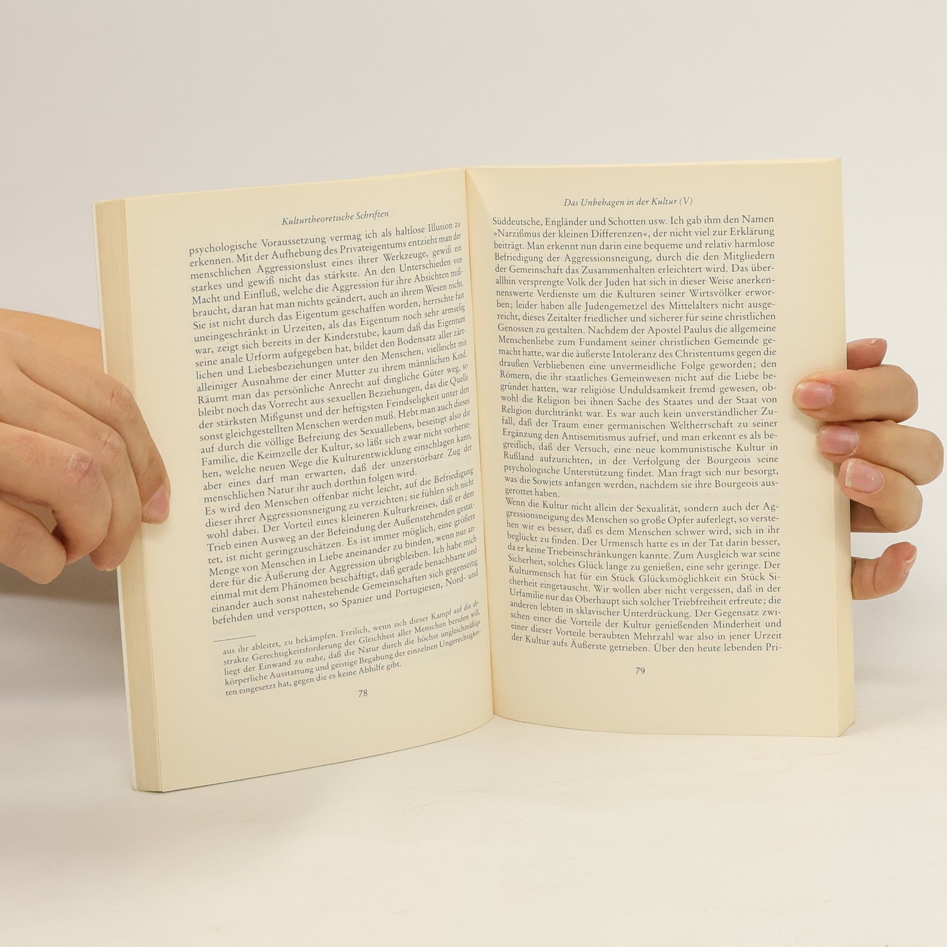 Sigmund Freud Das Unbehagen in der Kultur und andere kulturtheoretische Schriften