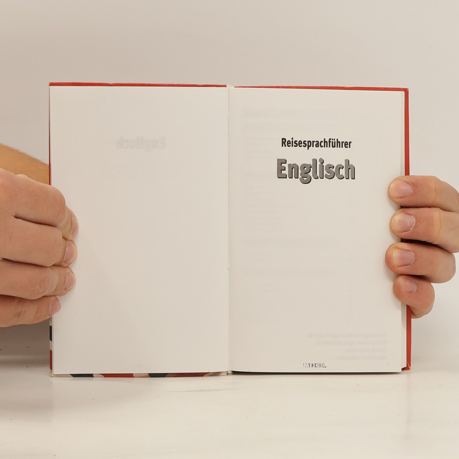 Various authors Reisesprachführer Englisch