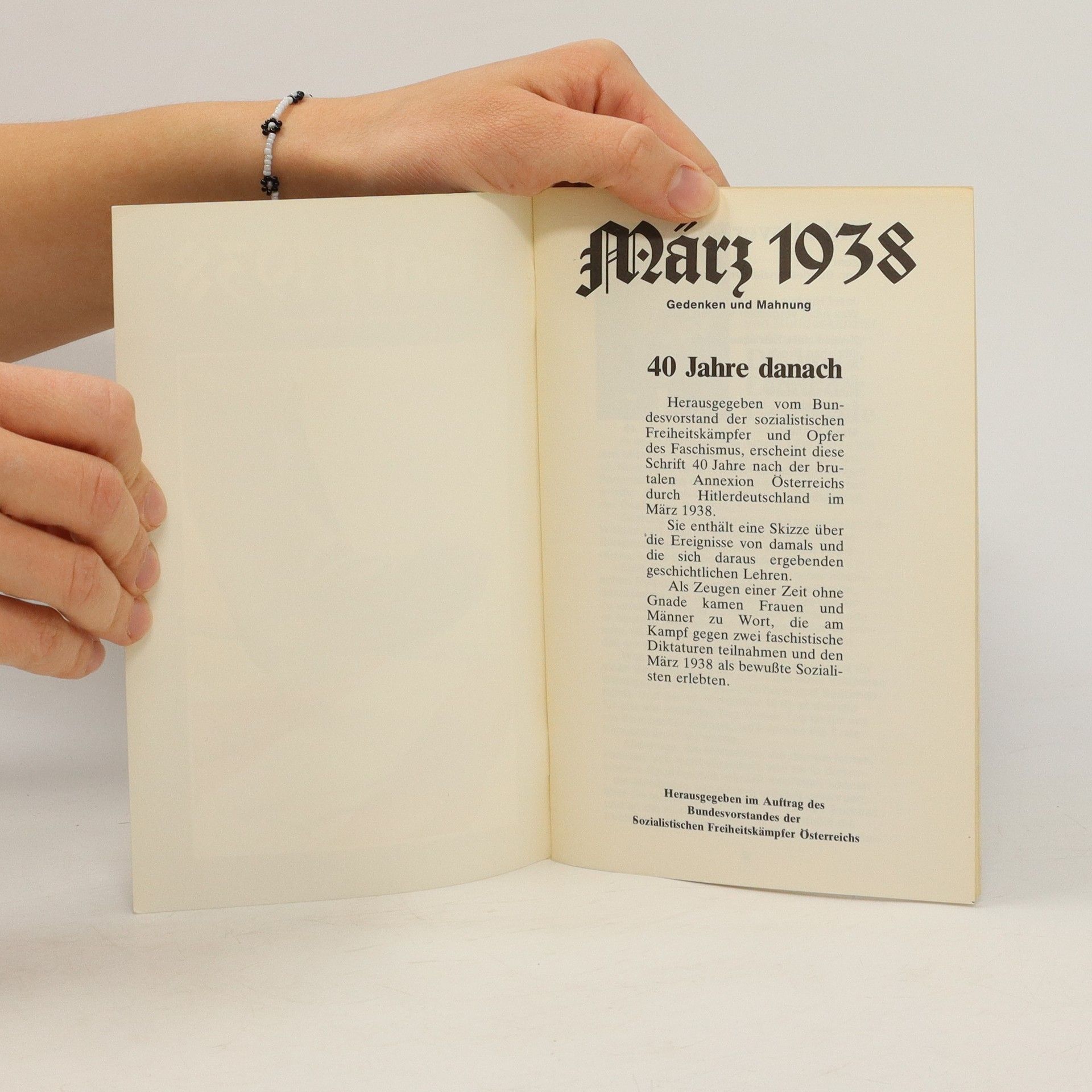 kolektiv März 1938. Gedenken und Mahnung