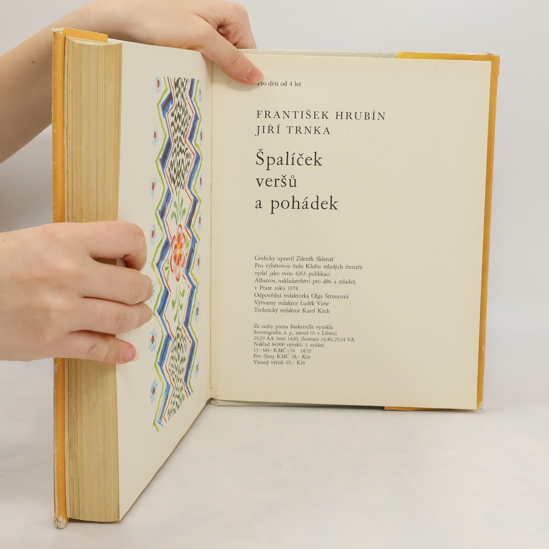 Jiří Trnka Špalíček veršů a pohádek