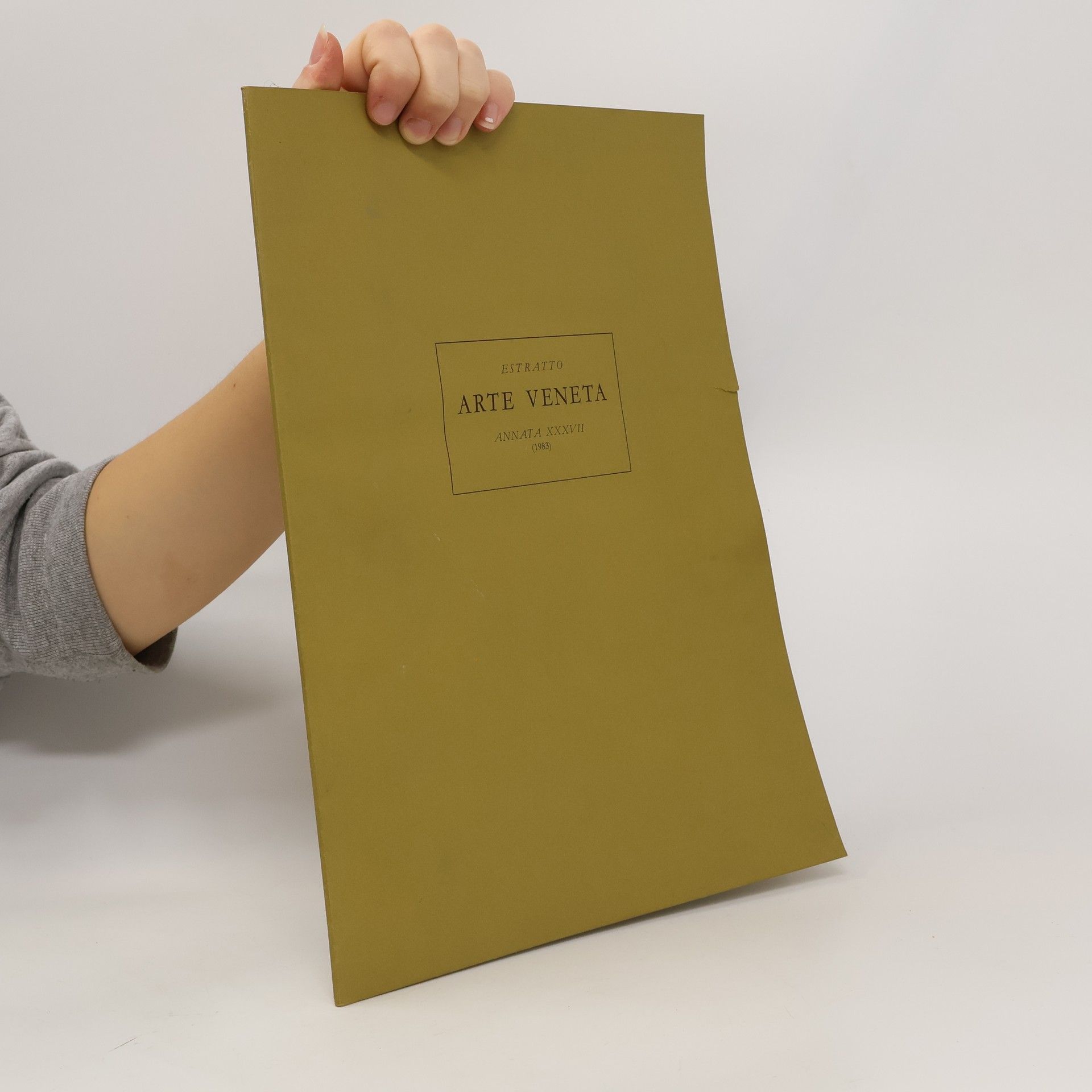 AA.VV. Estratto. Arte Veneta. Annata XXXVII