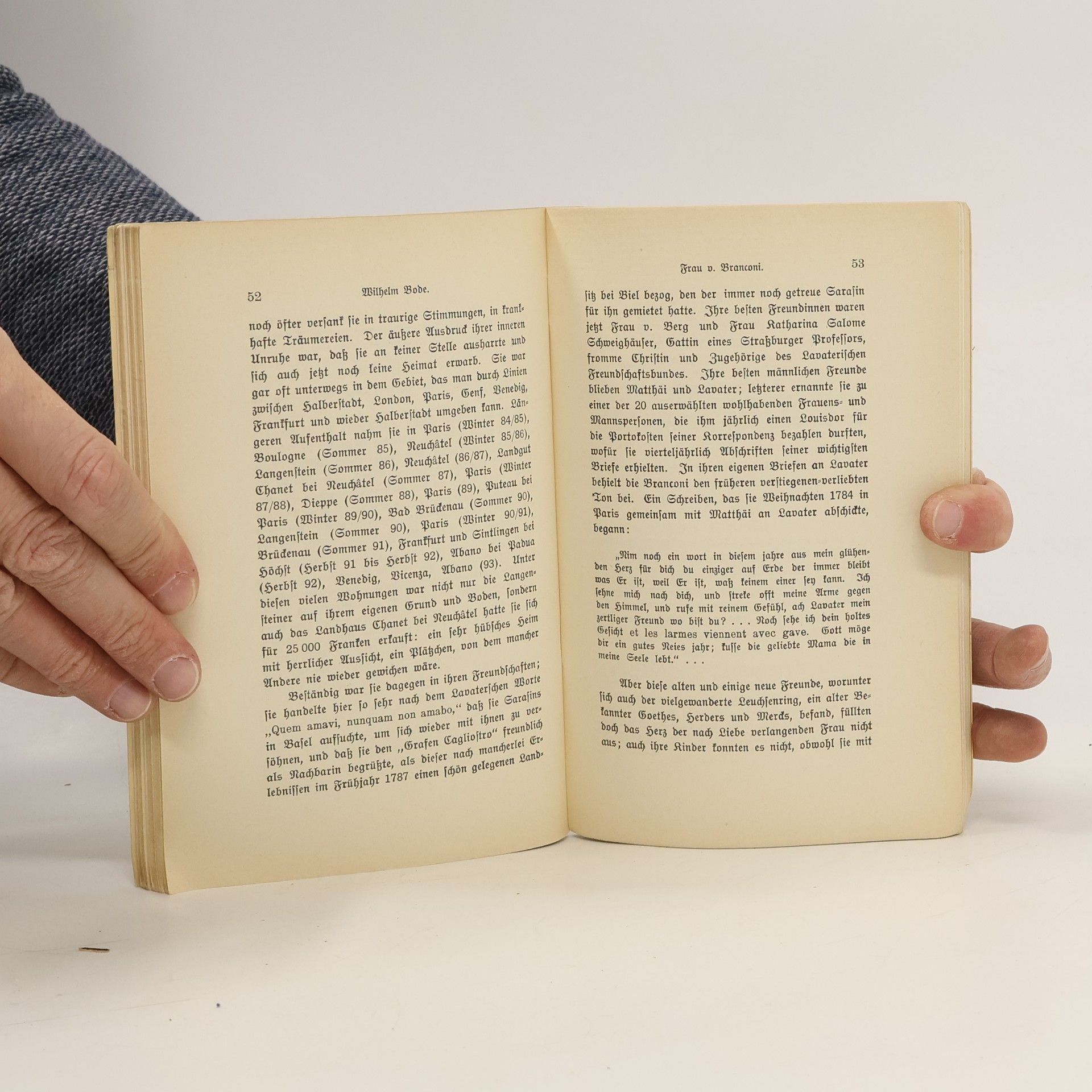 Wilhelm Bode Stunden mit Goethe