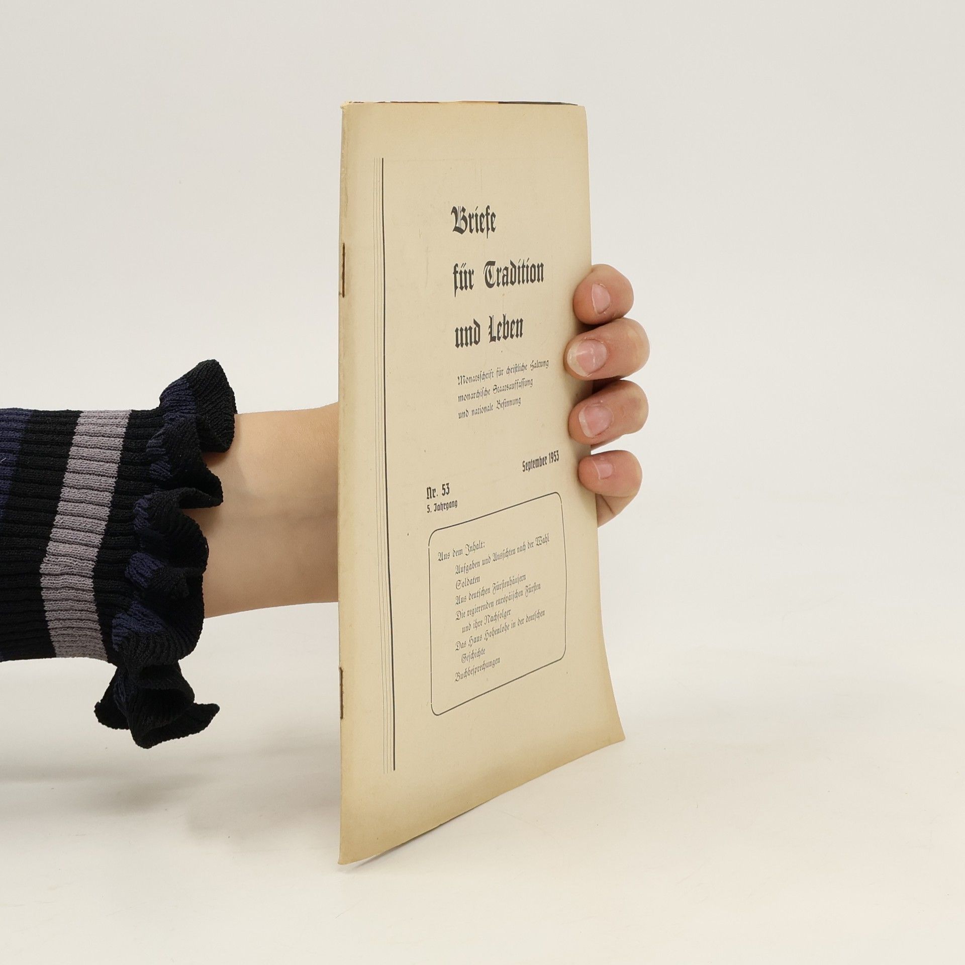 Autorenkollektiv Briefe für Tradition und Leben