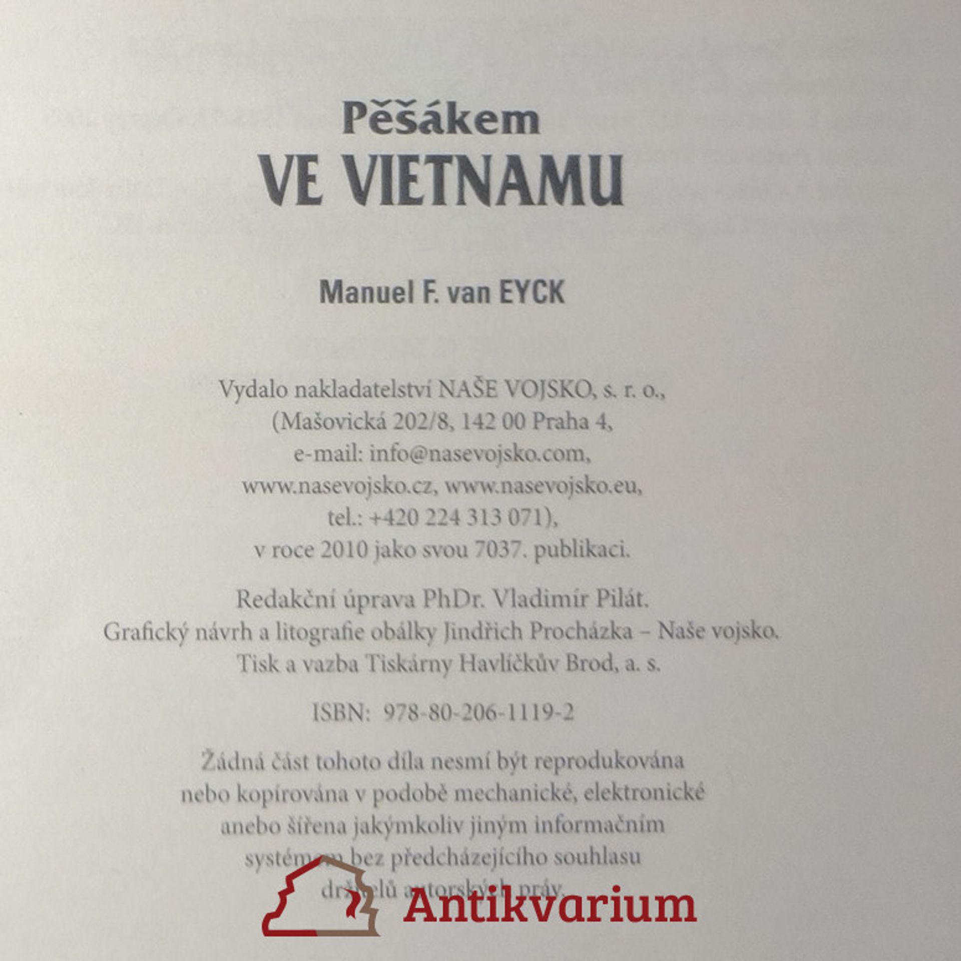 Manuel F. Van Eyck Pěšákem ve Vietnamu