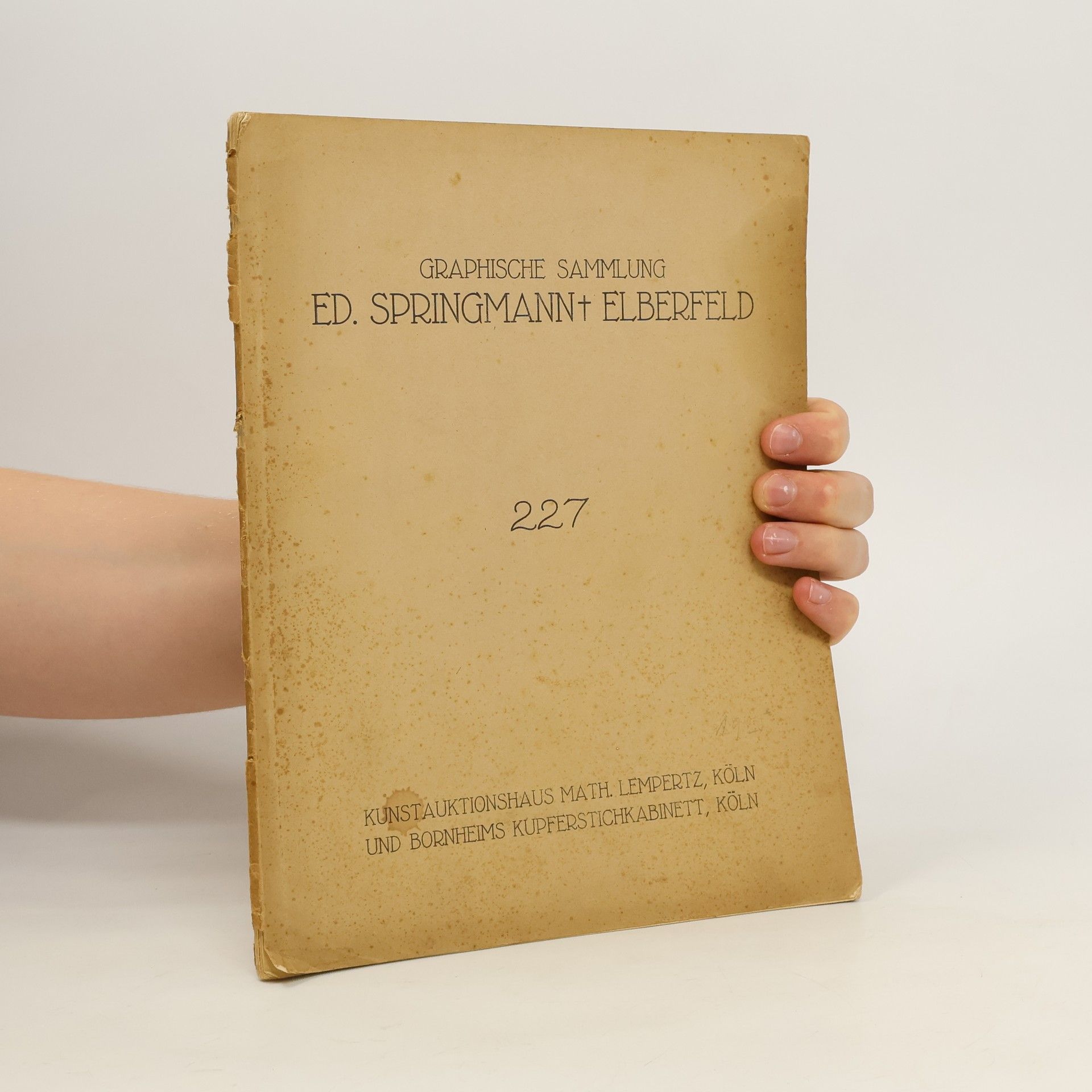 Ed. Springmann Graphische Sammlung 227
