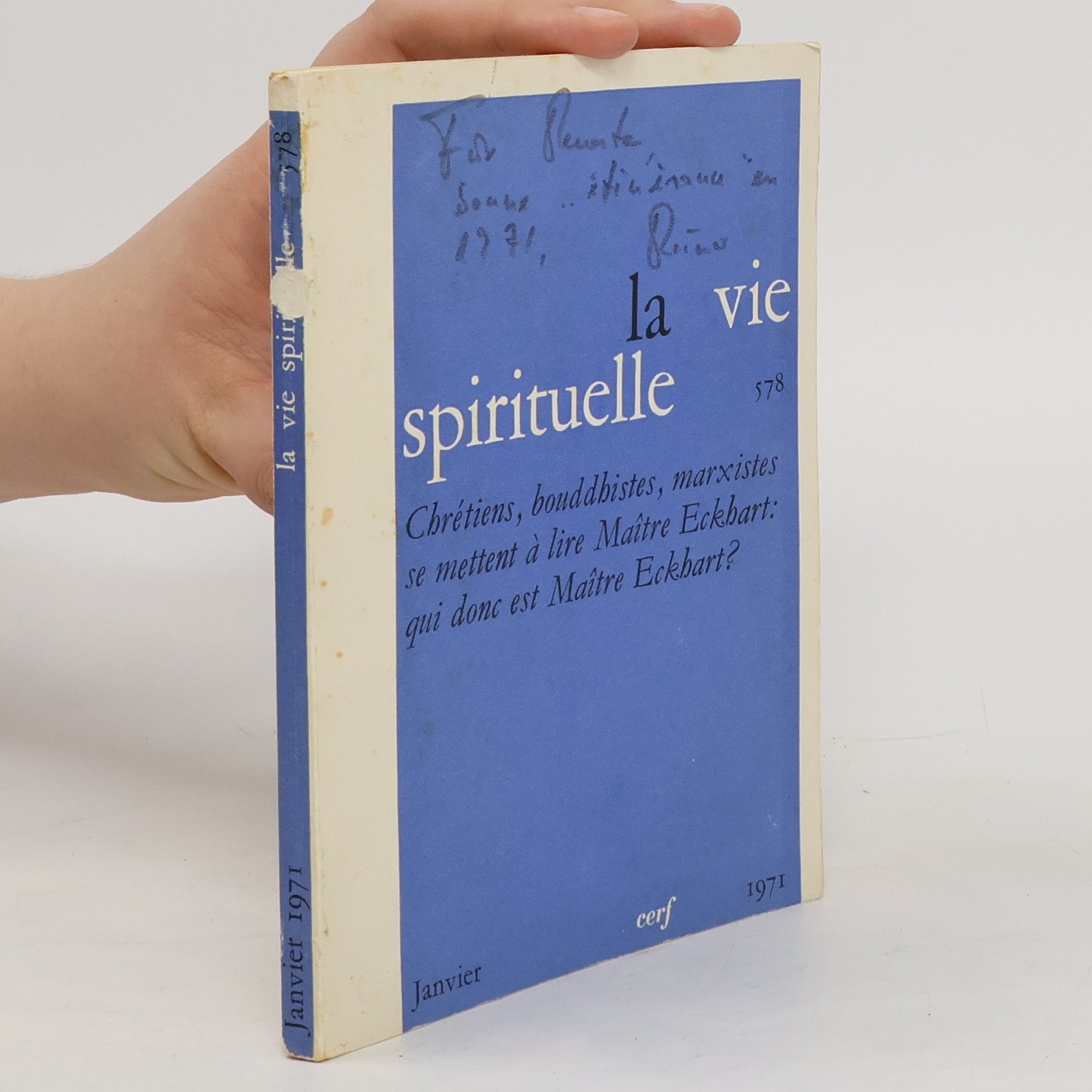 Collectif d'auteurs La vie spirituelle