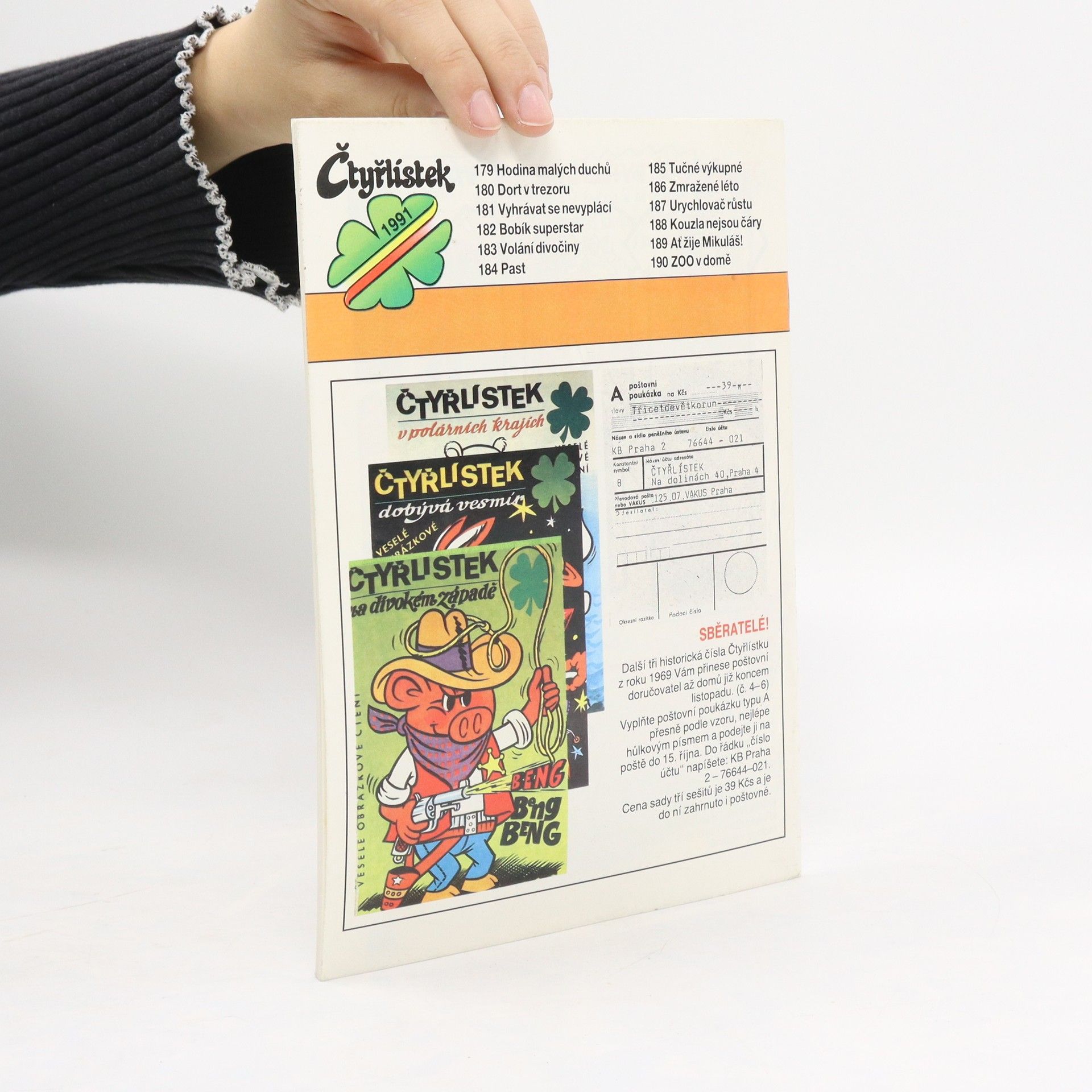 Collectif d'auteurs Čtyřlístek 8/1991