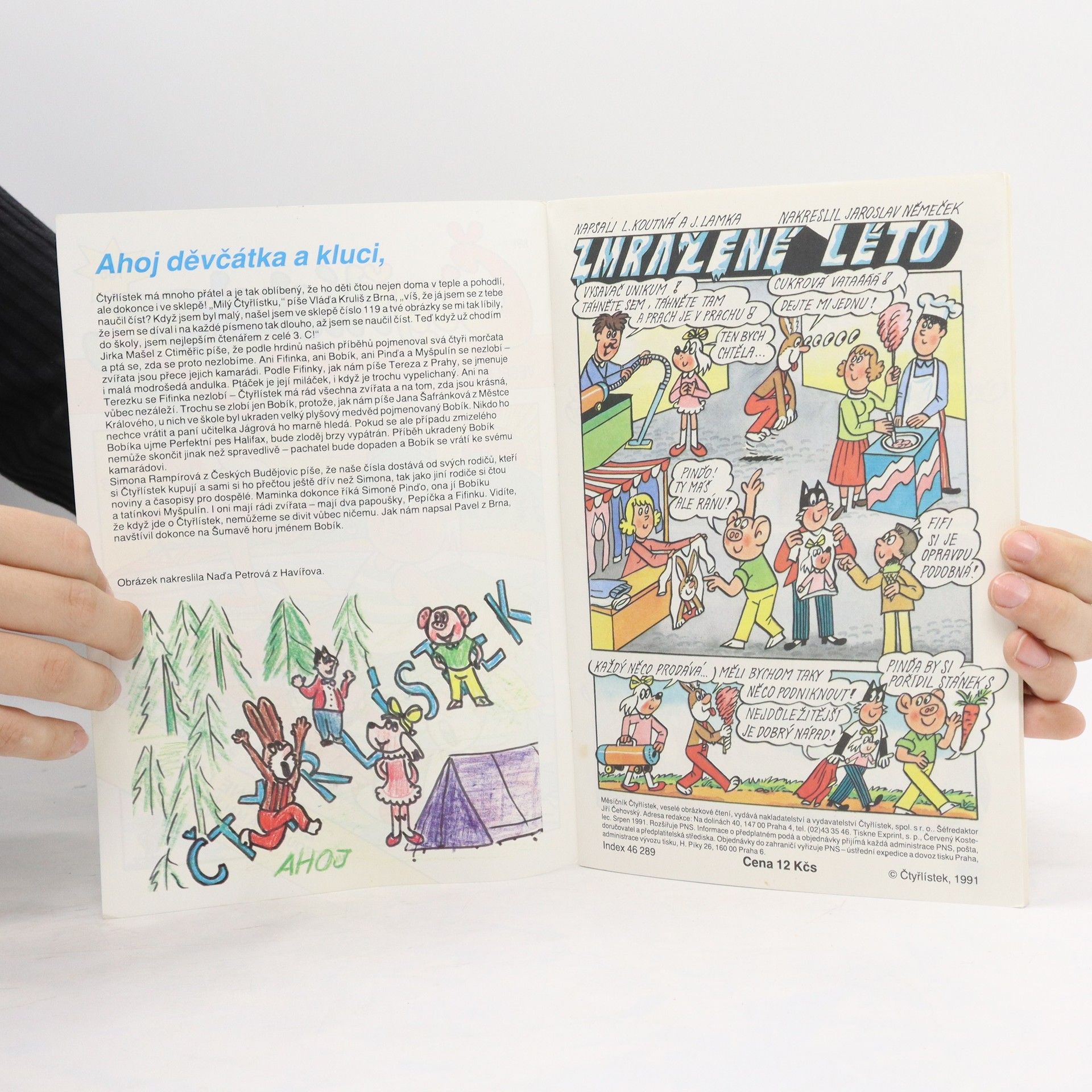Collectif d'auteurs Čtyřlístek 8/1991