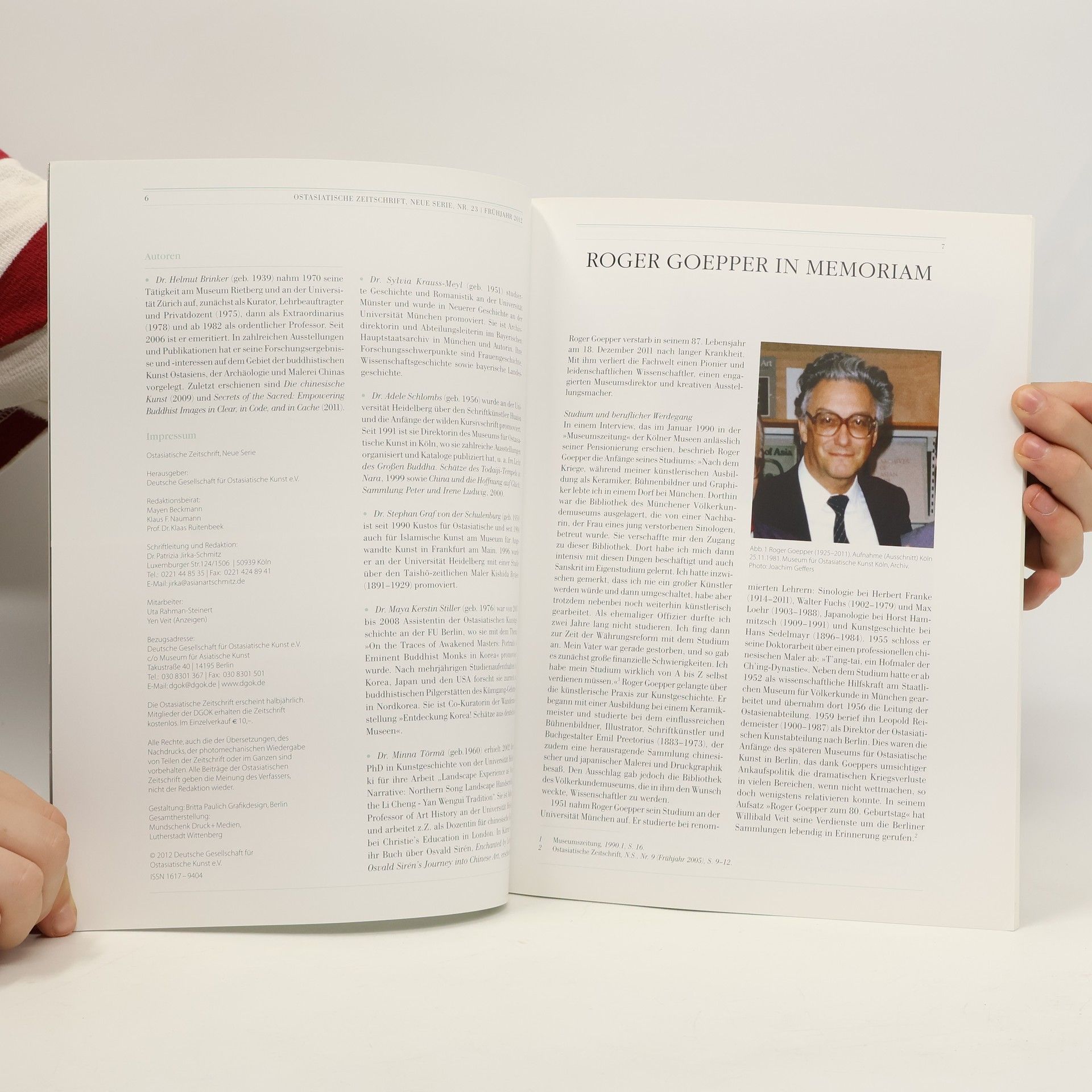 kolektiv Ostasiatische Zeitschrift 23/2012