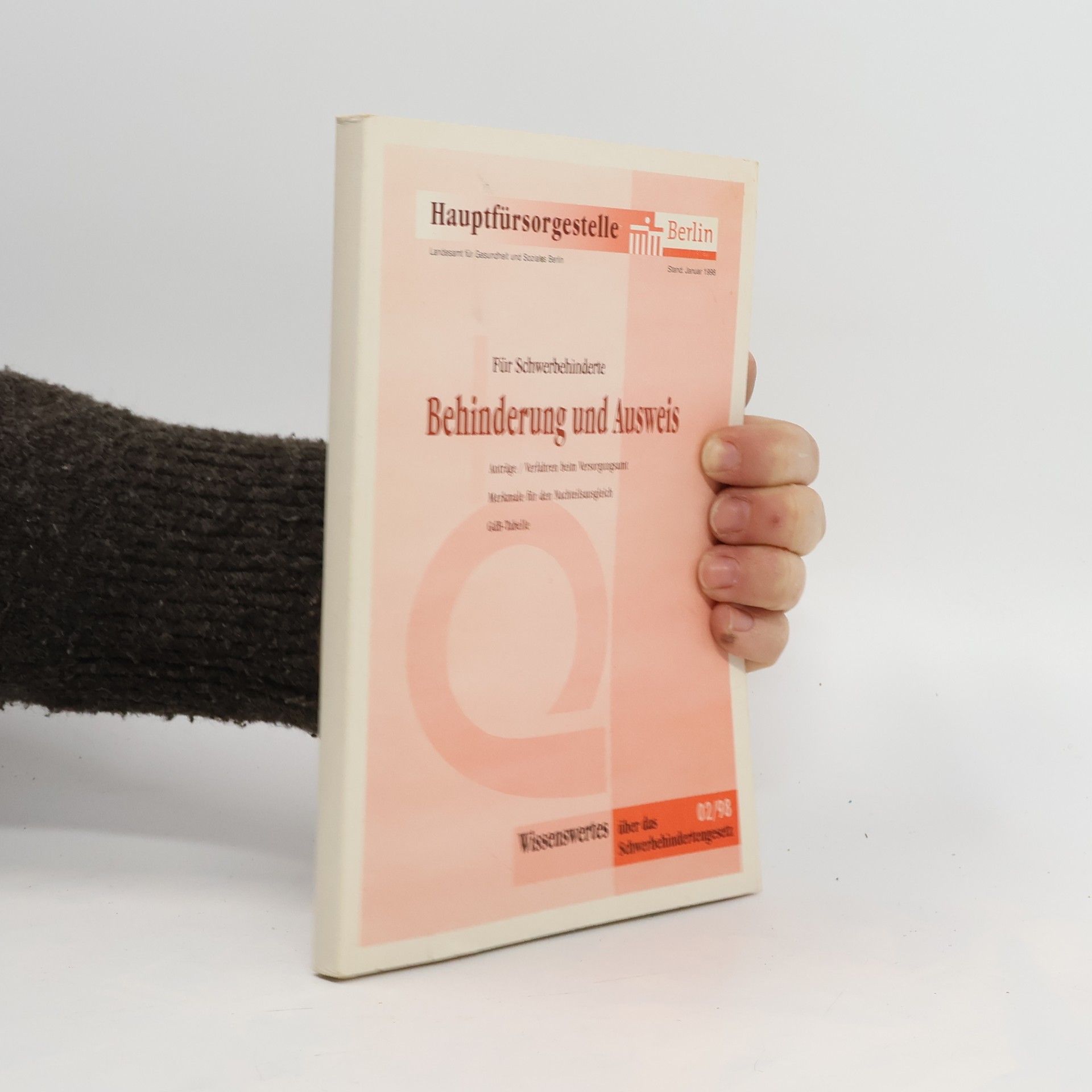 Auteurscollectief Behinderung und Ausweis 02/98