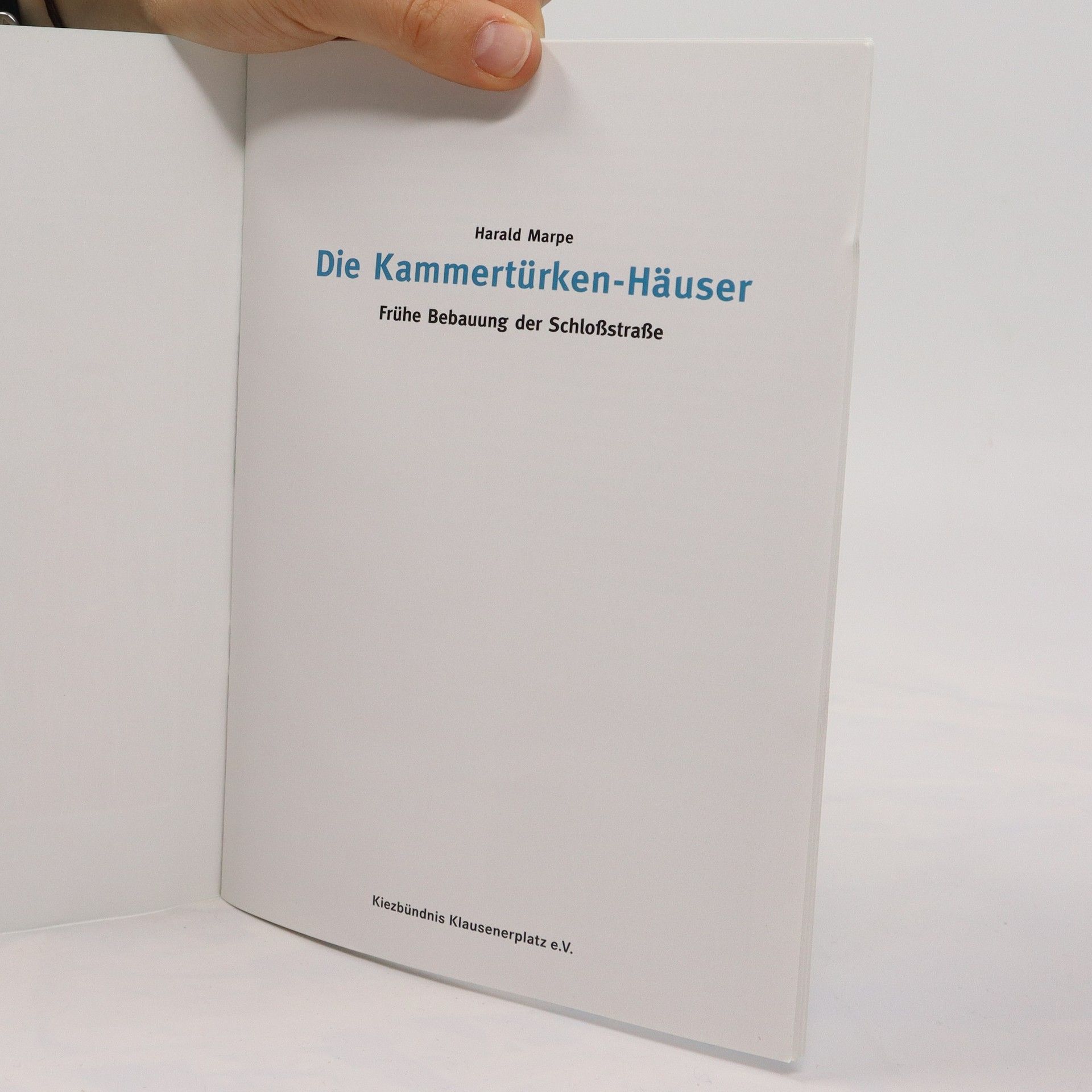 Harald Marpe Kiez-Geschichten 1