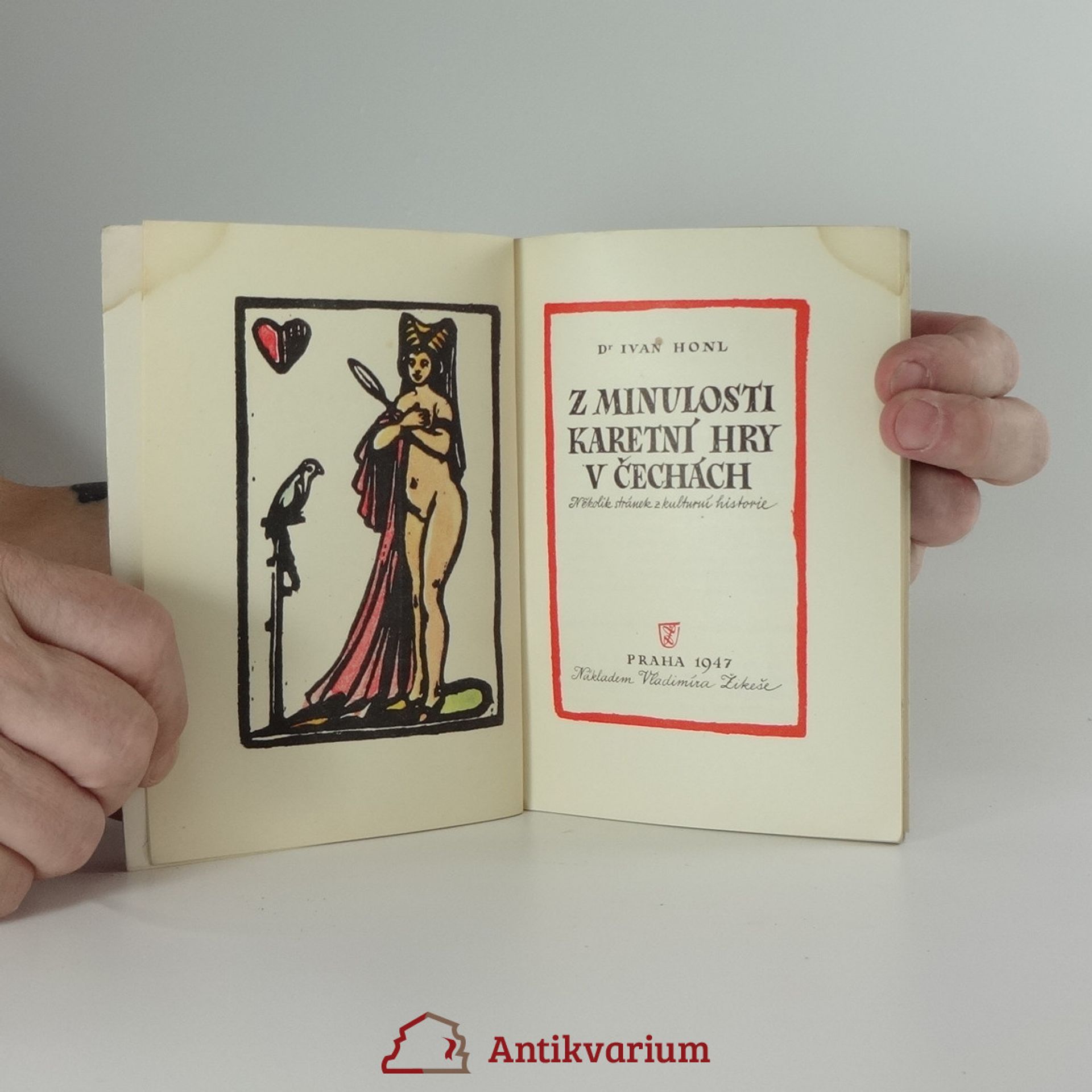 Ivan Honl Z minulosti karetní hry v Čechách. Několik stránek z kulturní historie