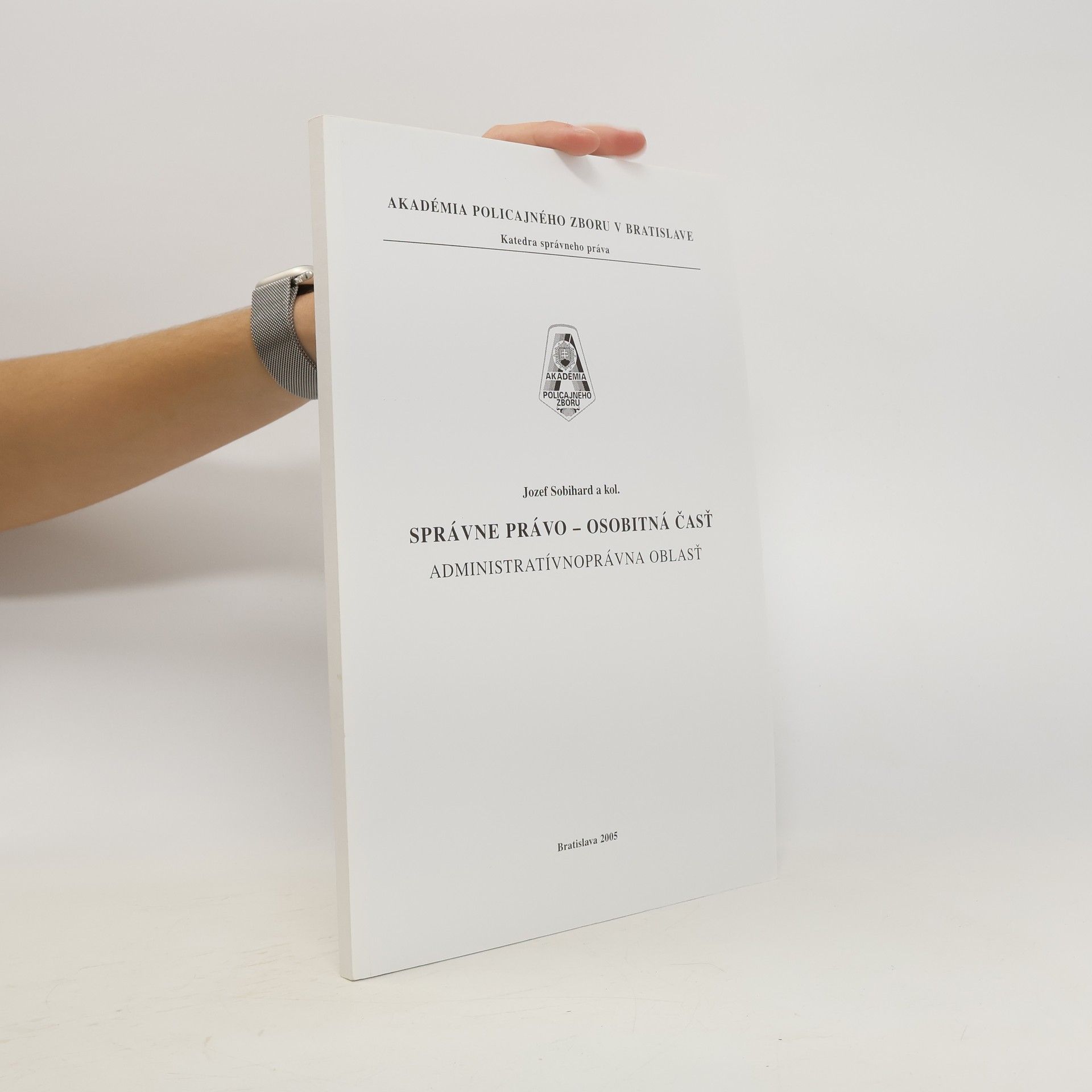 Kolektív autorov Správne právo. Osobitná časť