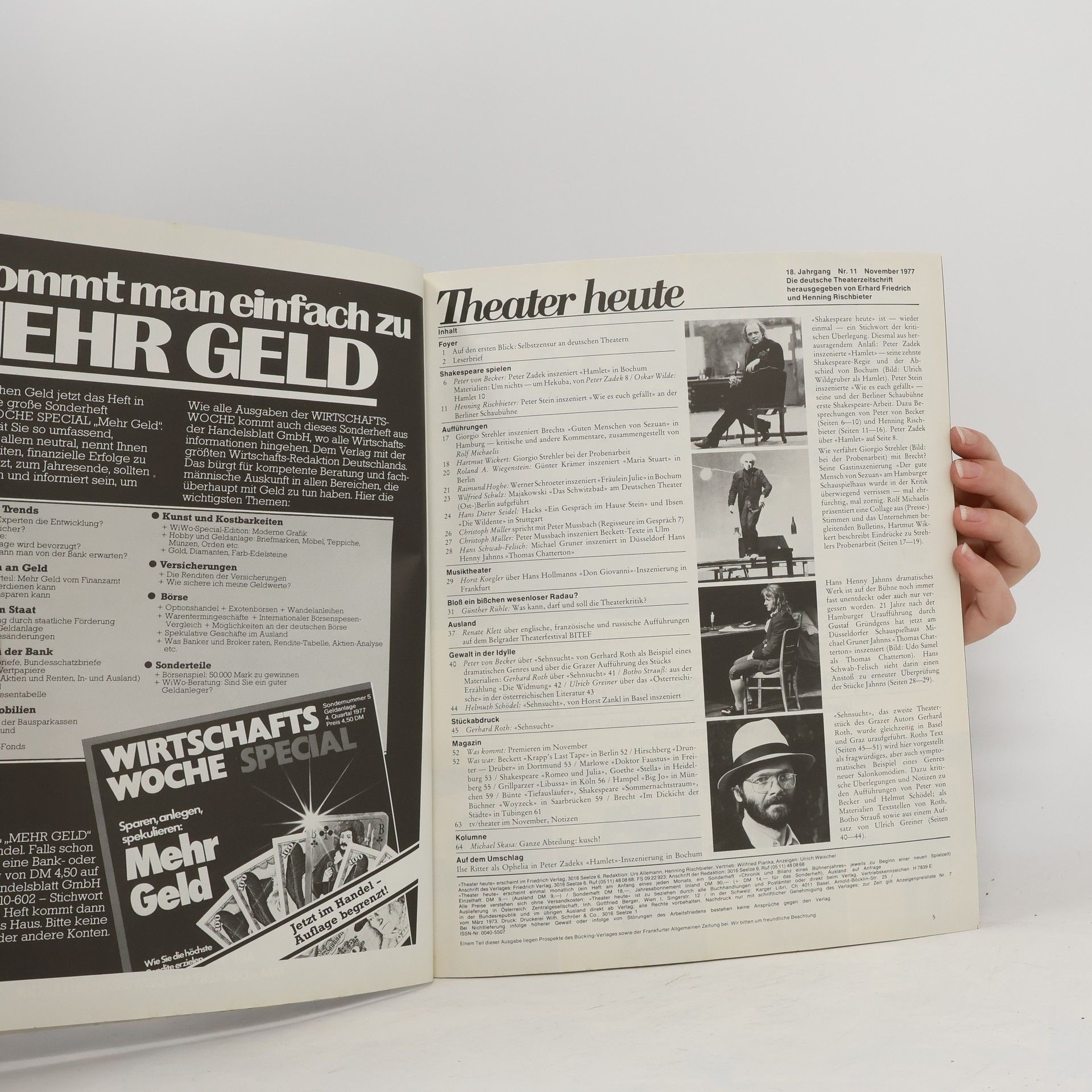 kolektiv Theater heute 11/1977