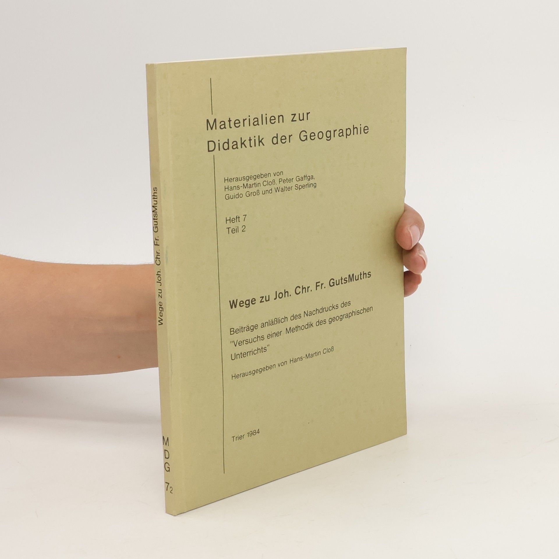 kolektiv Materialien zur Didaktik der Geographie