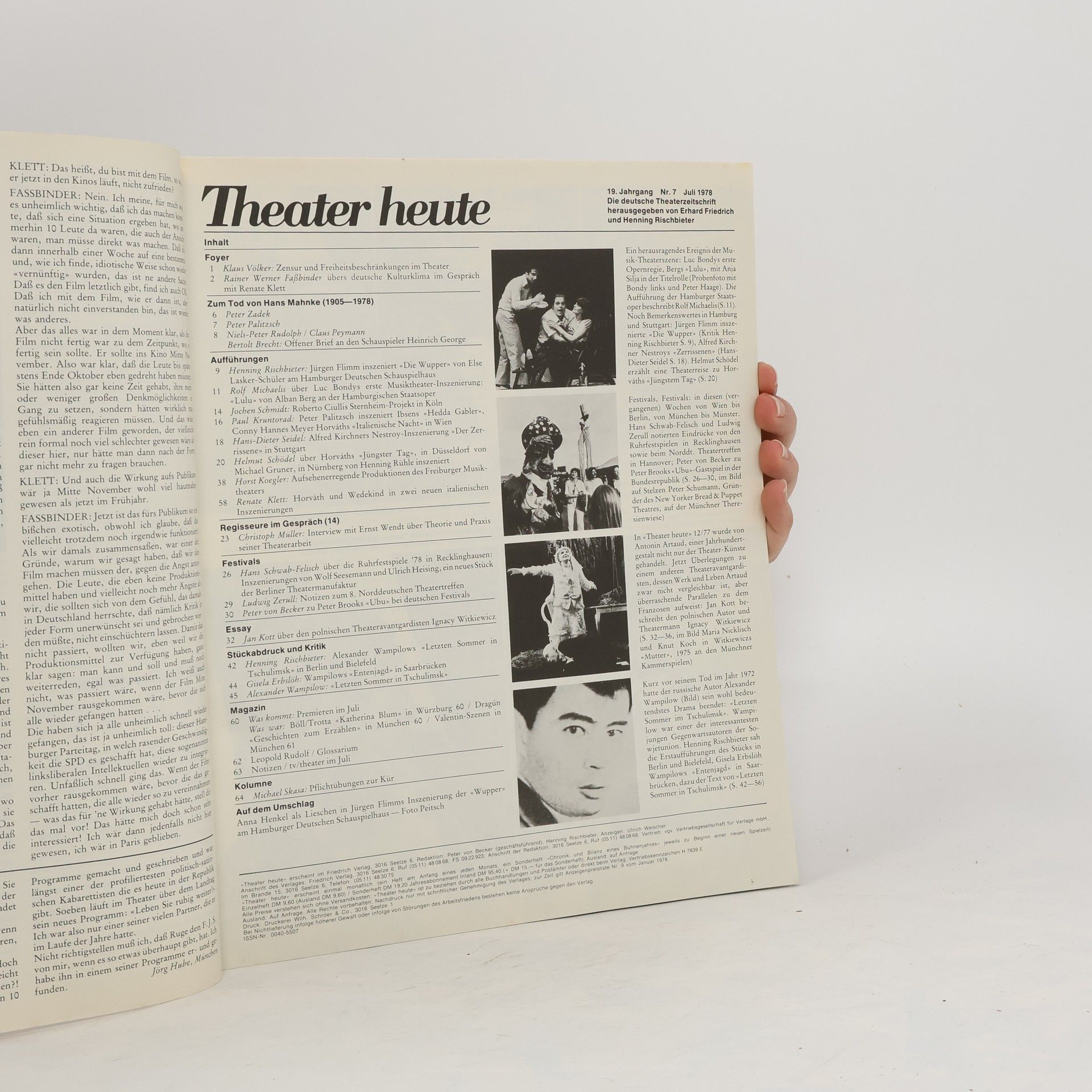 kolektiv Theater heute 7/1978