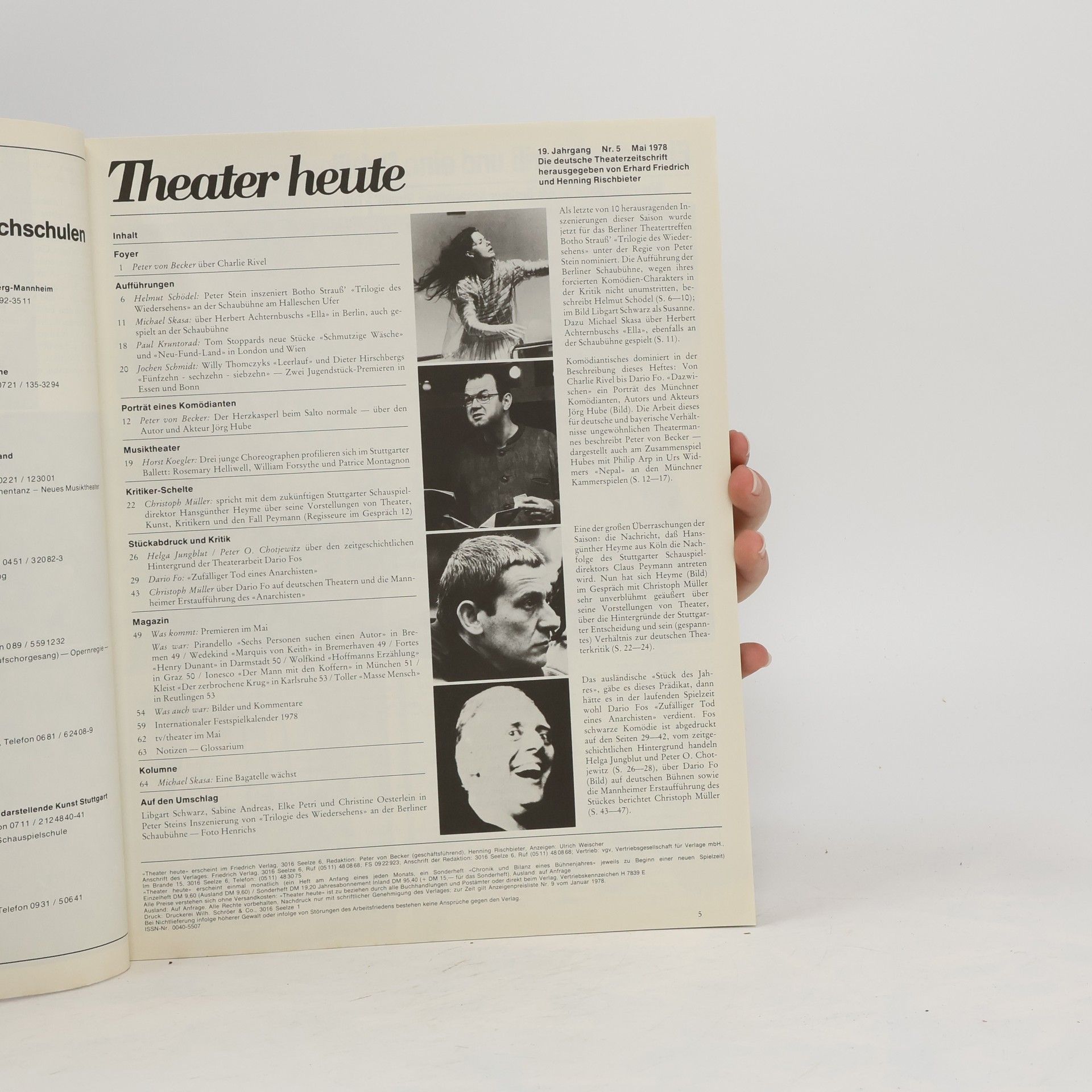 kolektiv Theater heute 5/1978