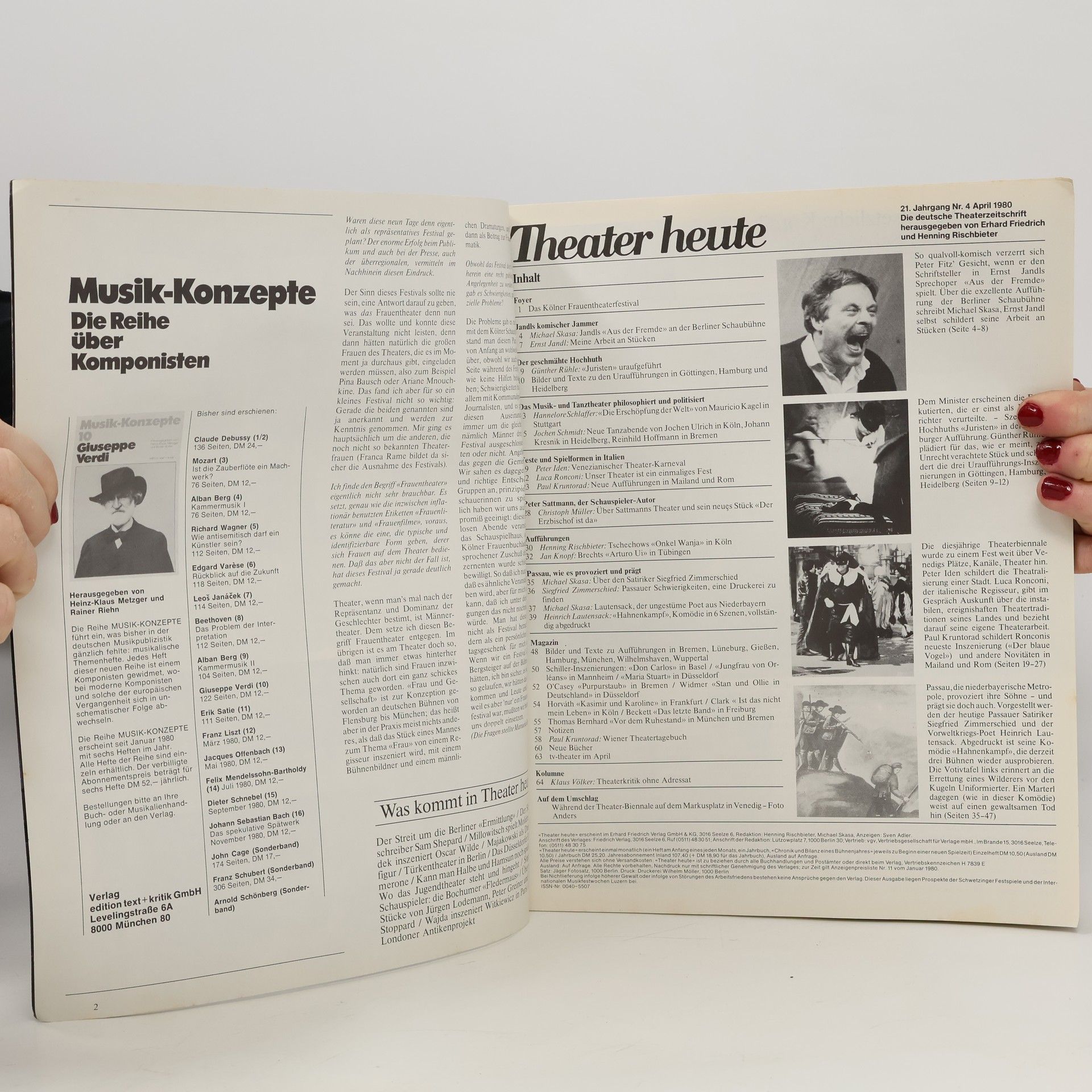 kolektiv Theater heute 4/1980