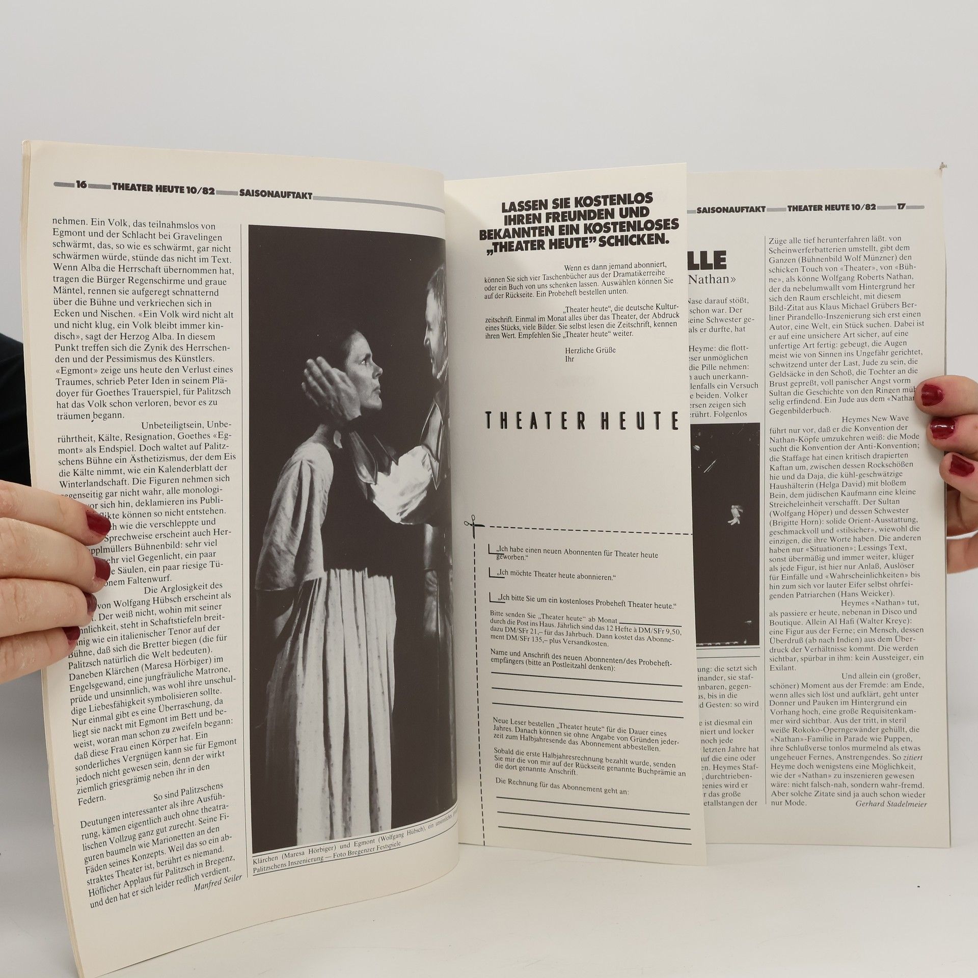 kolektiv Theater heute 10/1982