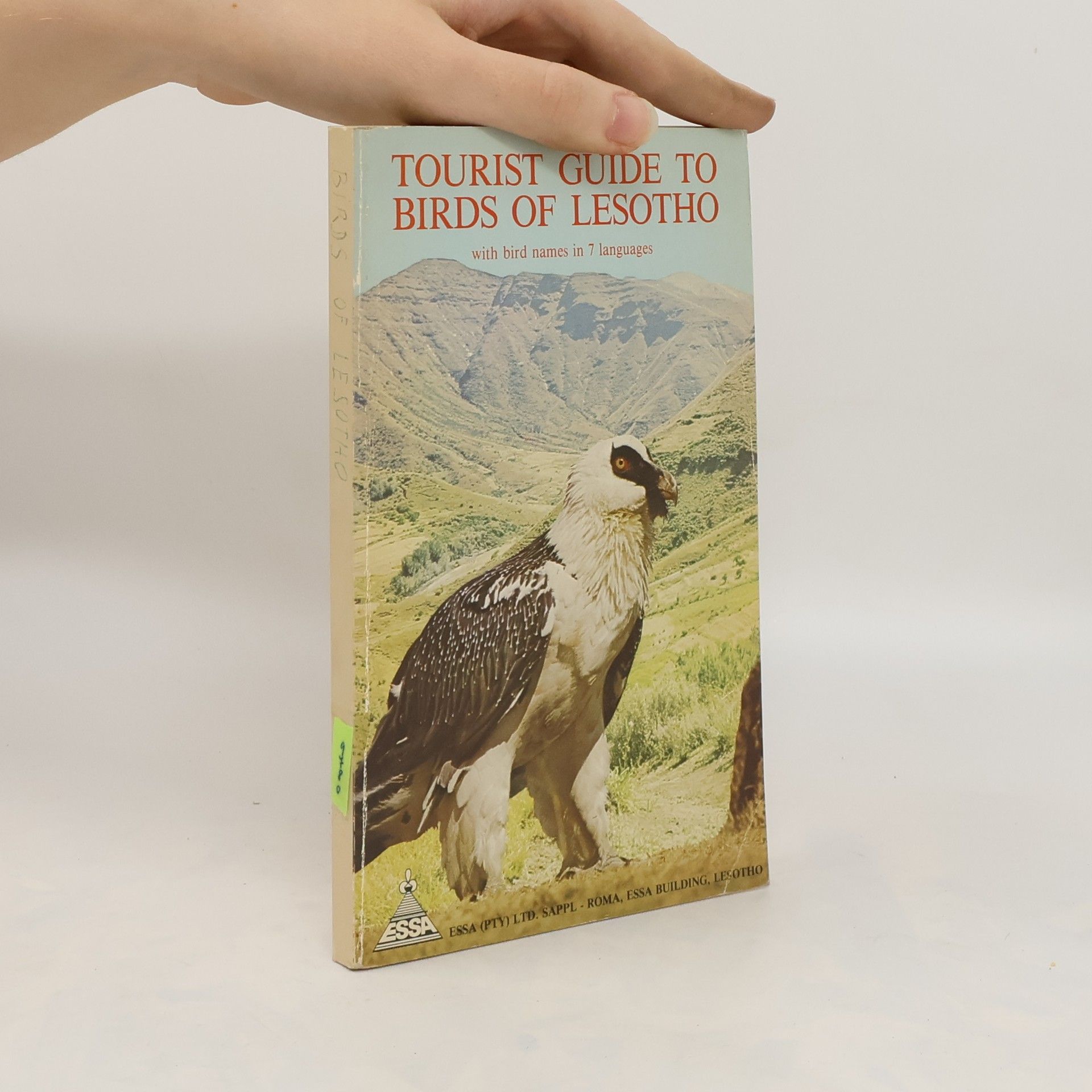 Dr. Manfred Reichardt Tourist Guide to Birds of Lesotho