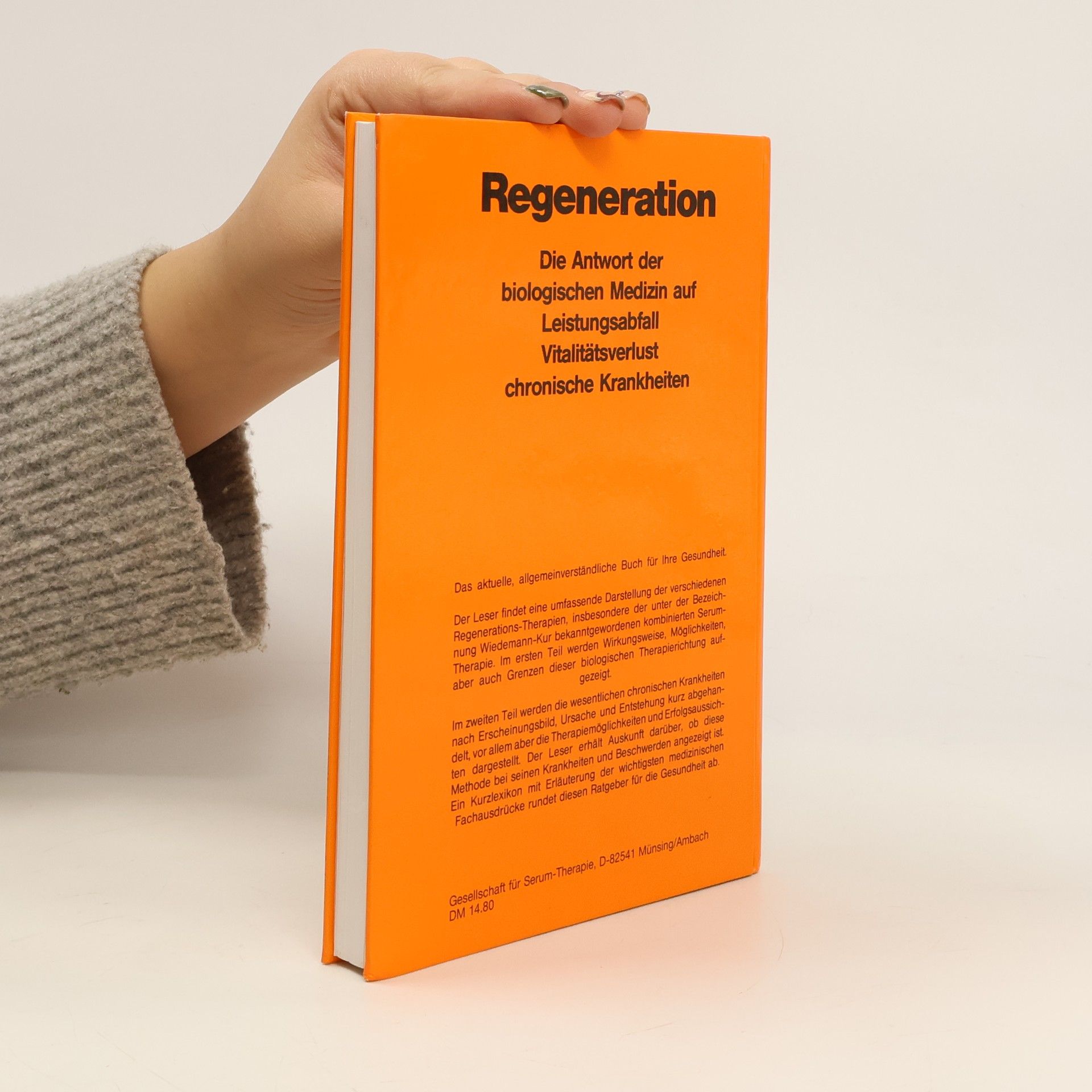 Autorenkollektiv Die Wiedemann-Kur Heilen durch Regeneration