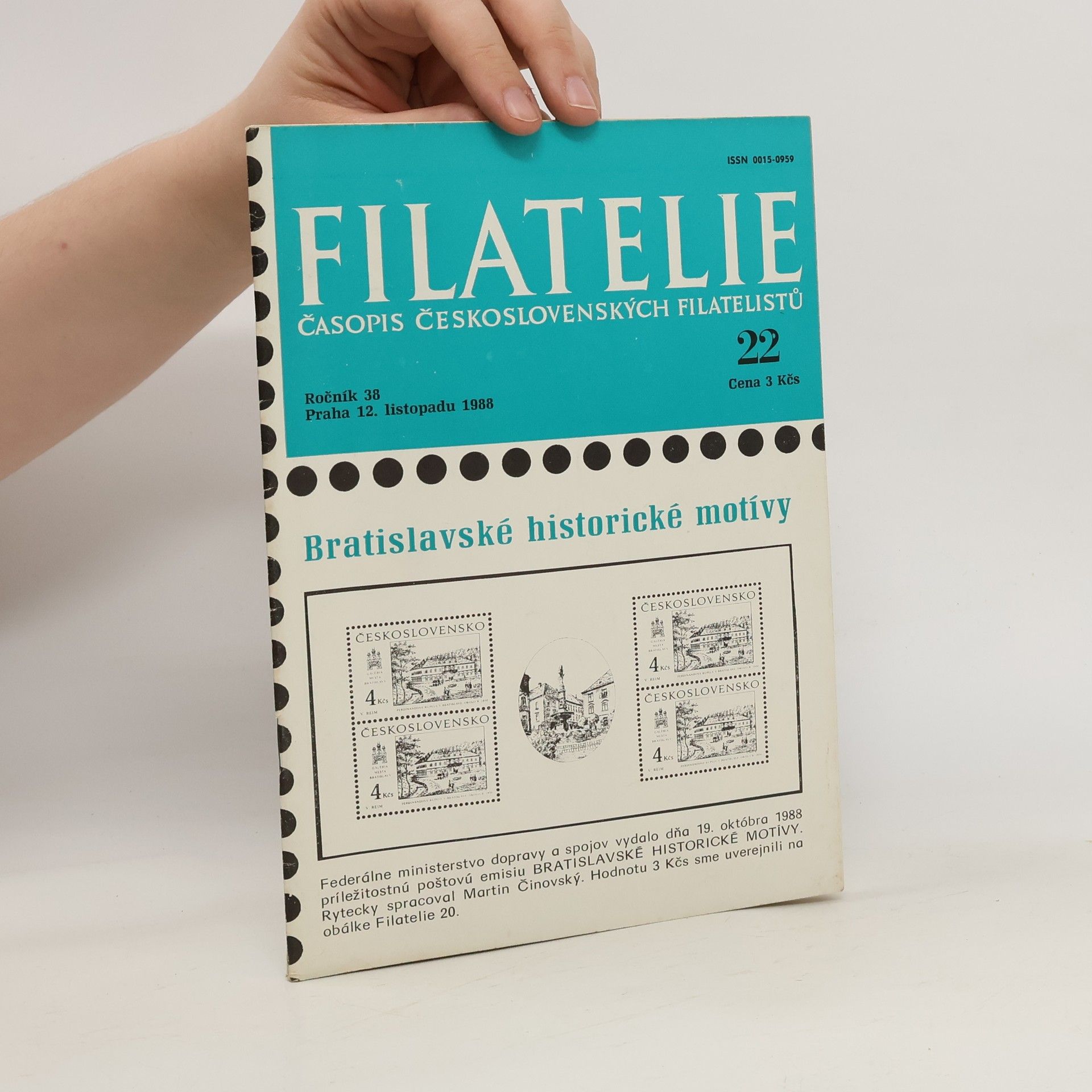 Kolektiv autorů Filatelie 22/1988