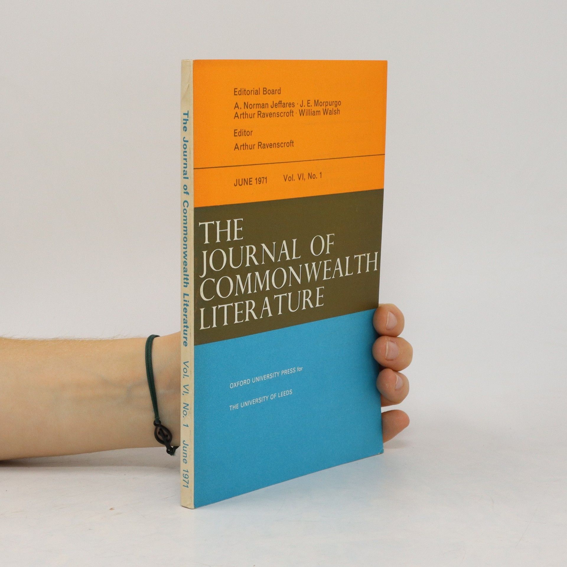 AA.VV. The Journal of Commonwealth Literature 2/1971