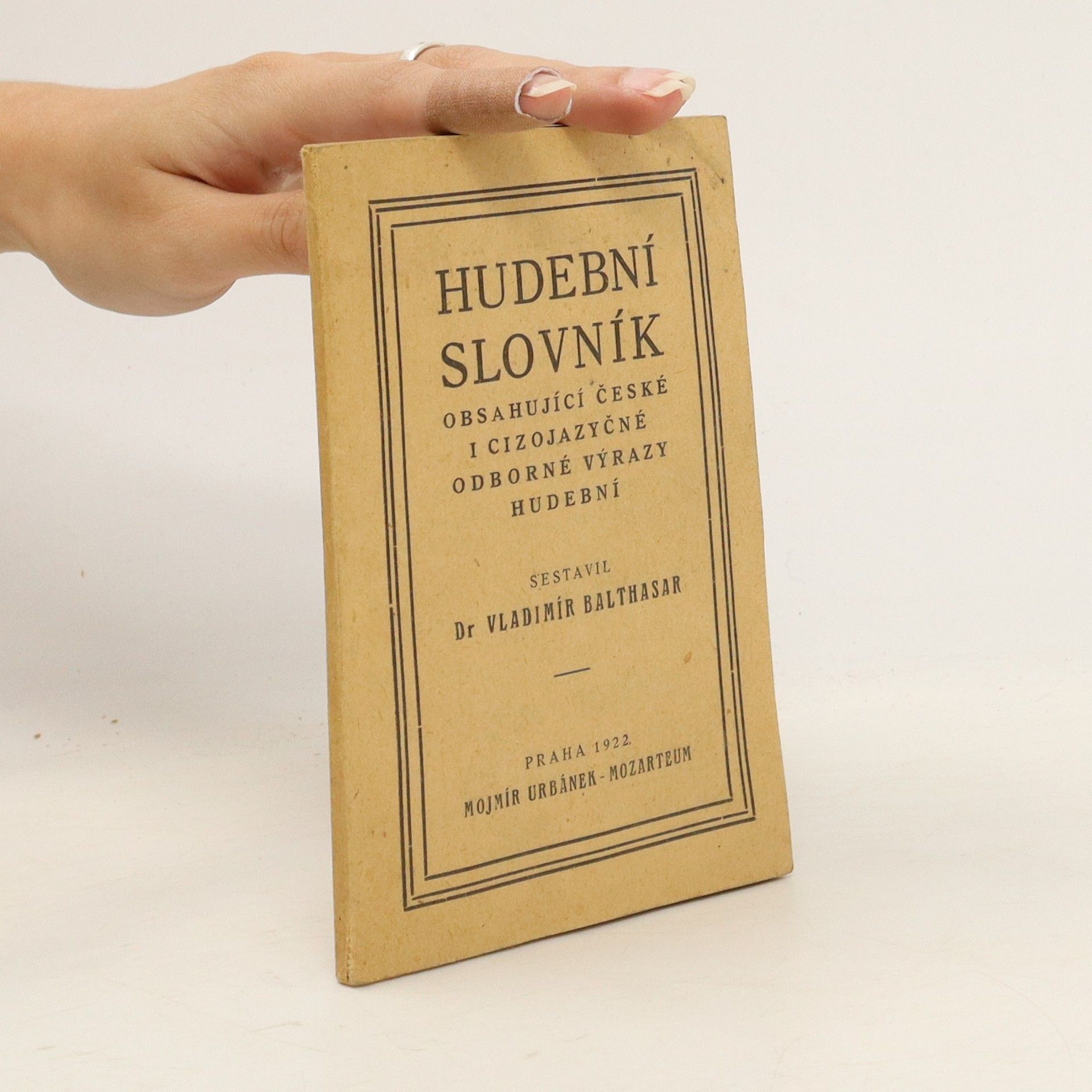 Vladimír Balthasar Hudební slovník