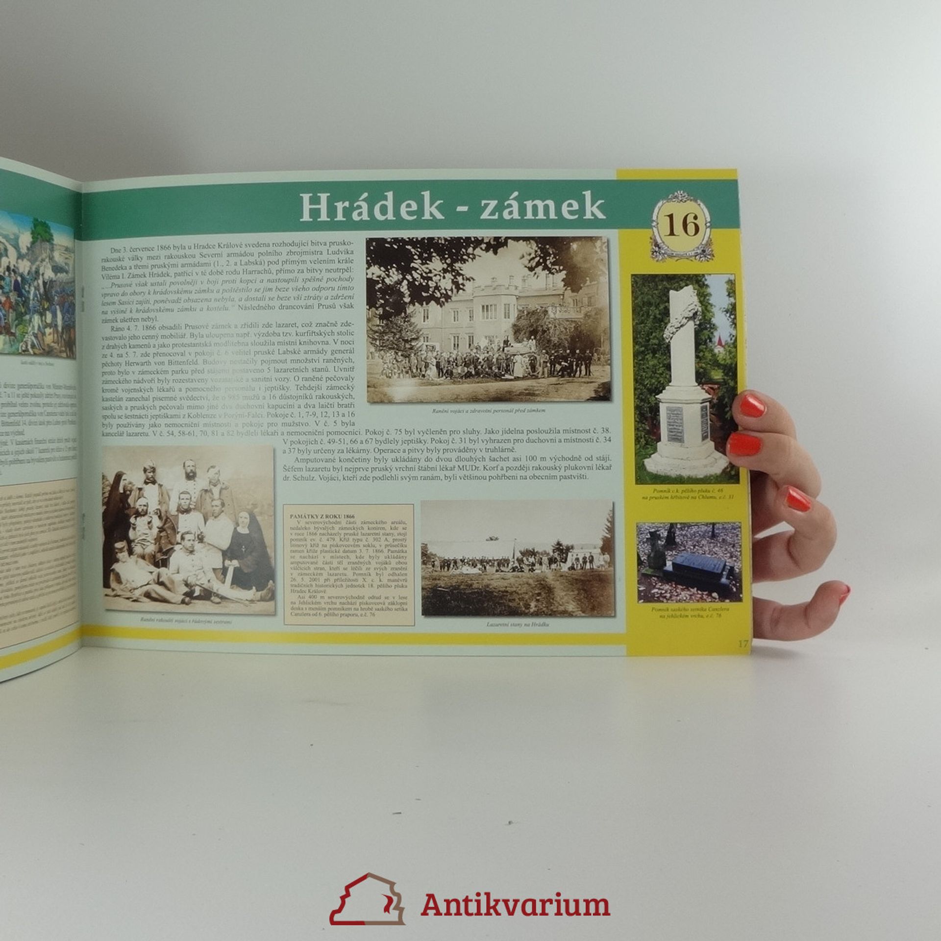 Pavel Mrkvička Naučná stezka Bitva u Hradce Králové 3.7.1866 - jižní křídlo