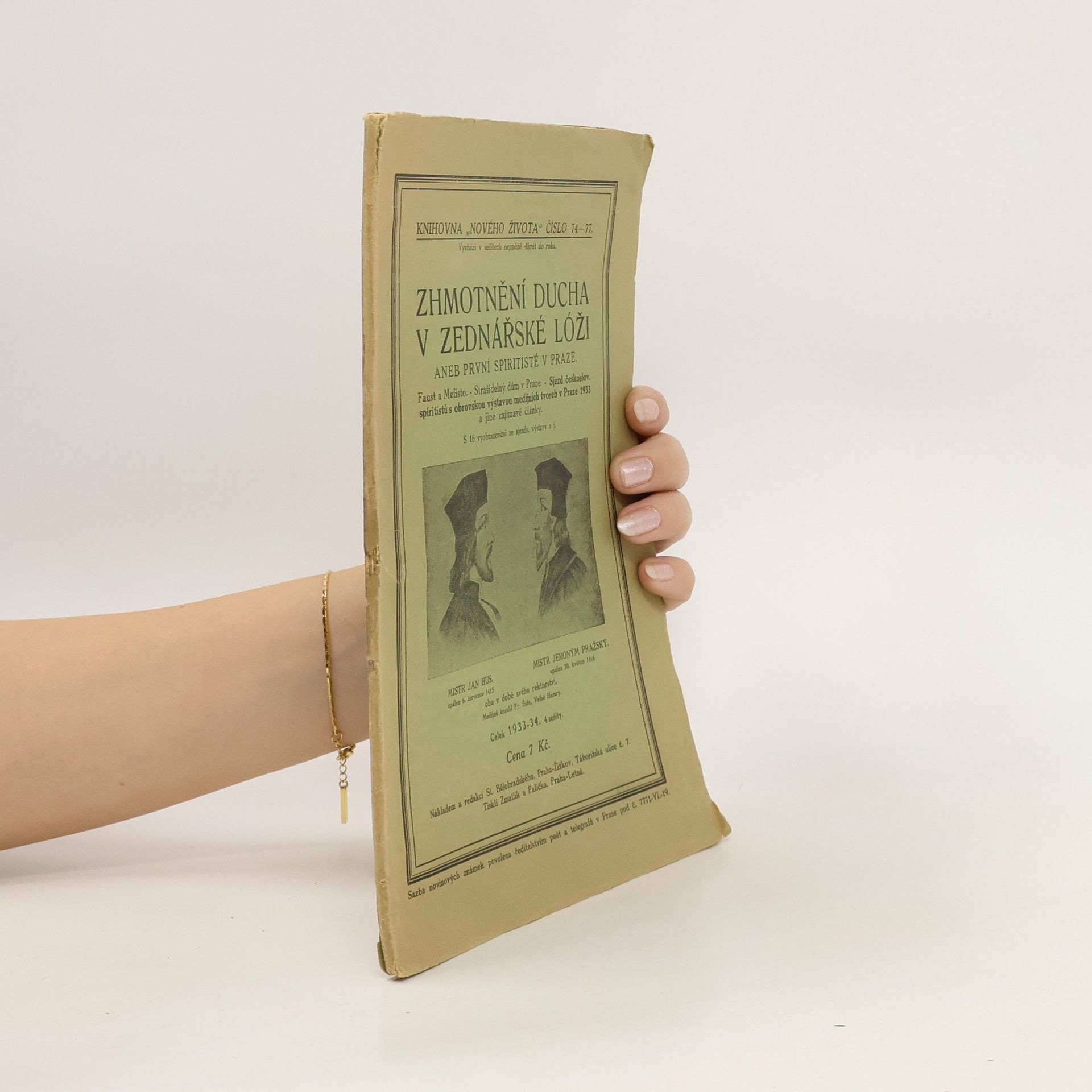 Kolektiv autorů Zhmotnění ducha v zednářské lóži aneb první spiritisté v Praze