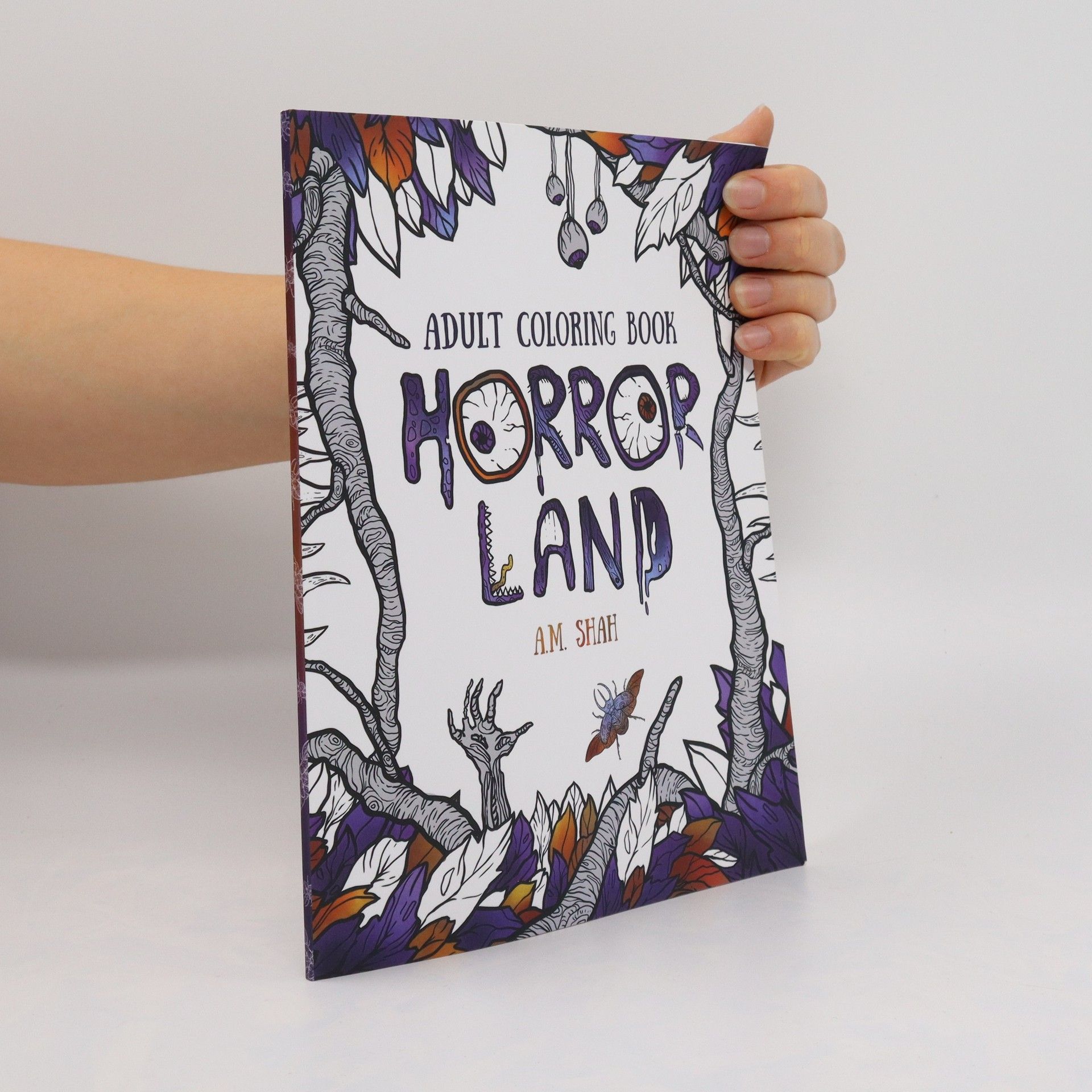 A. M. Shah Adult Coloring Book: Horror Land